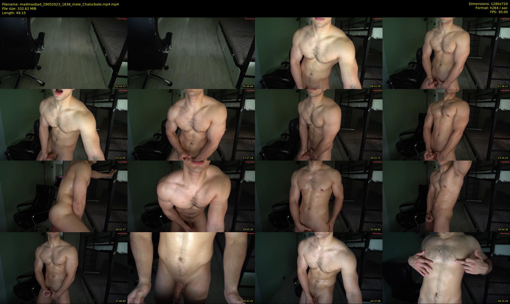 madmaxbad — 50 minute Chaturbate male cam show recording, 720p, May 29, 2023