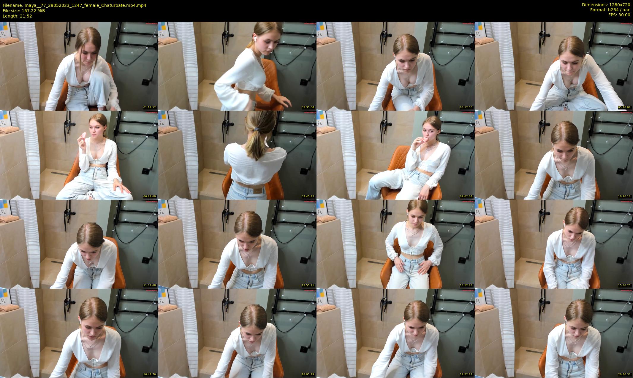 maya__77 — 22 minute Chaturbate female cam show recording, 720p, May 29, 2023