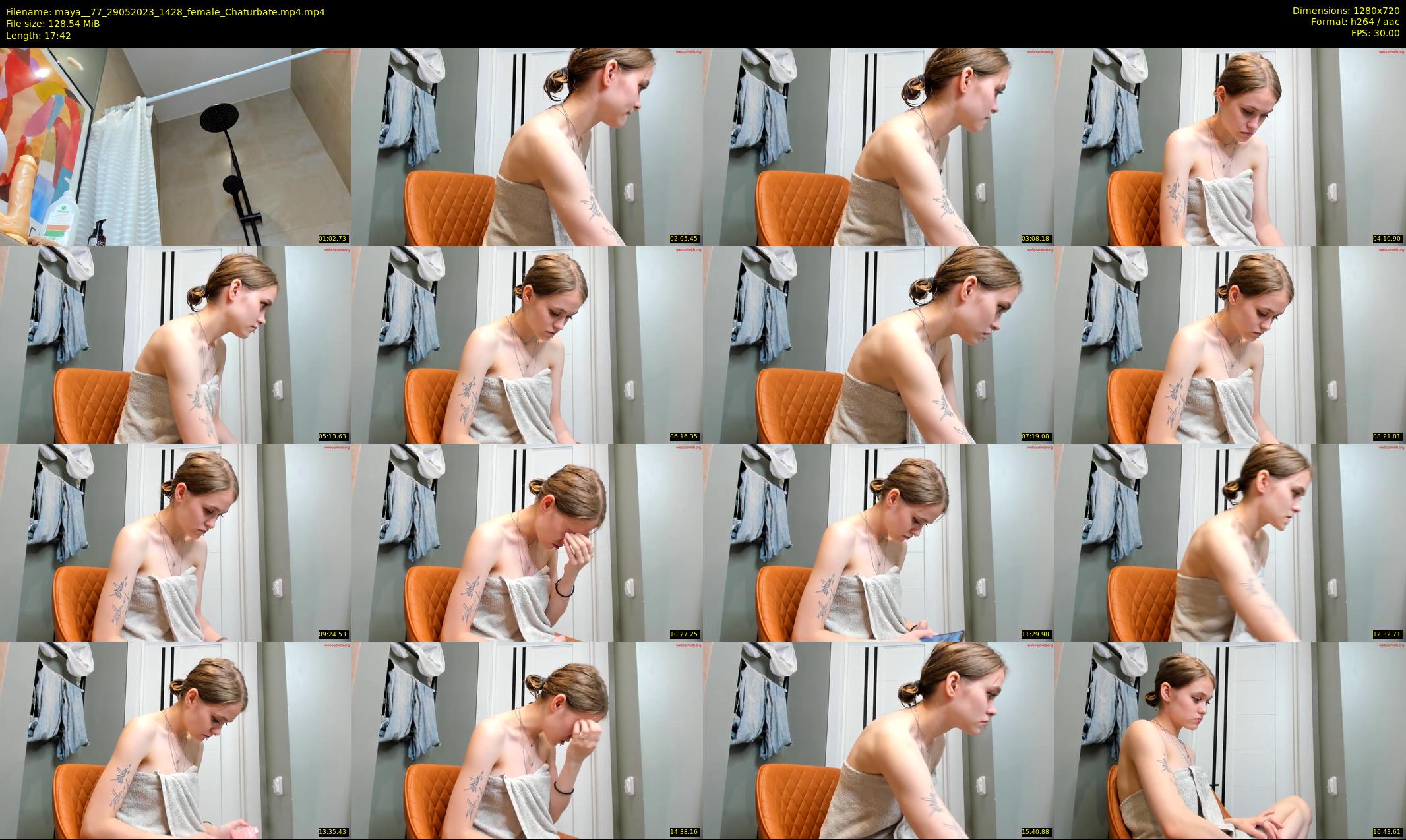 maya__77 — 18 minute Chaturbate female cam show recording, 720p, May 29, 2023
