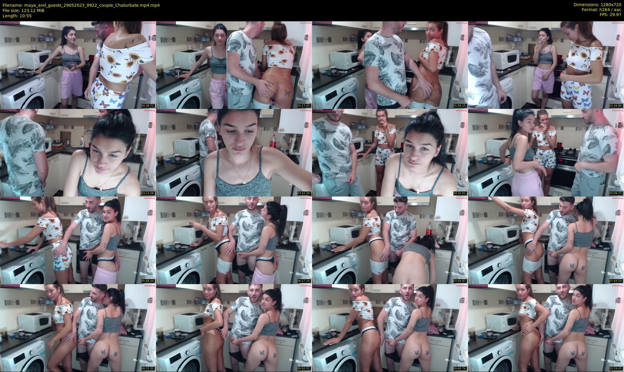 maya_and_guests — 11 minute Chaturbate couple cam show recording, 720p, May 29, 2023