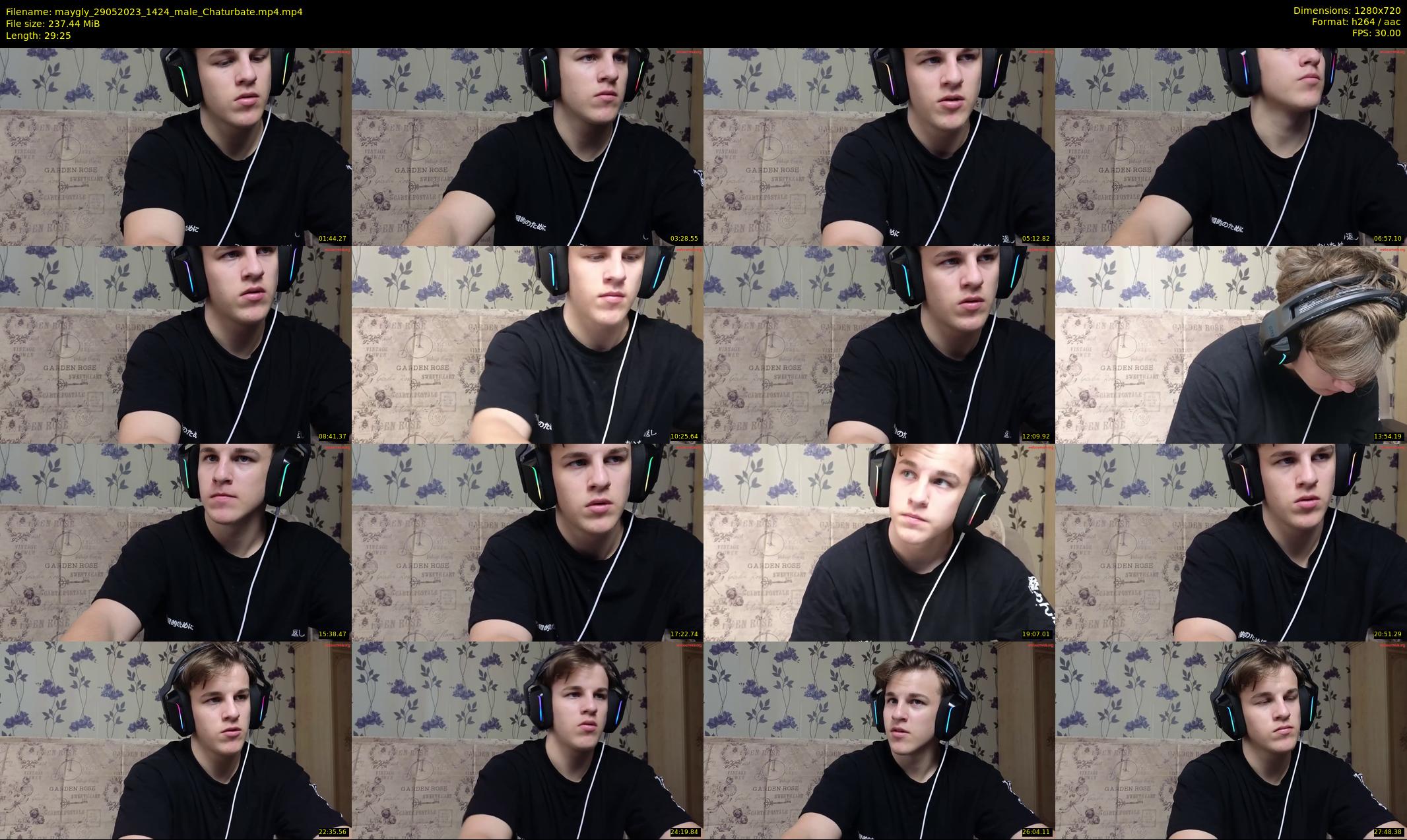 maygly — 30 minute Chaturbate male cam show recording, 720p, May 29, 2023