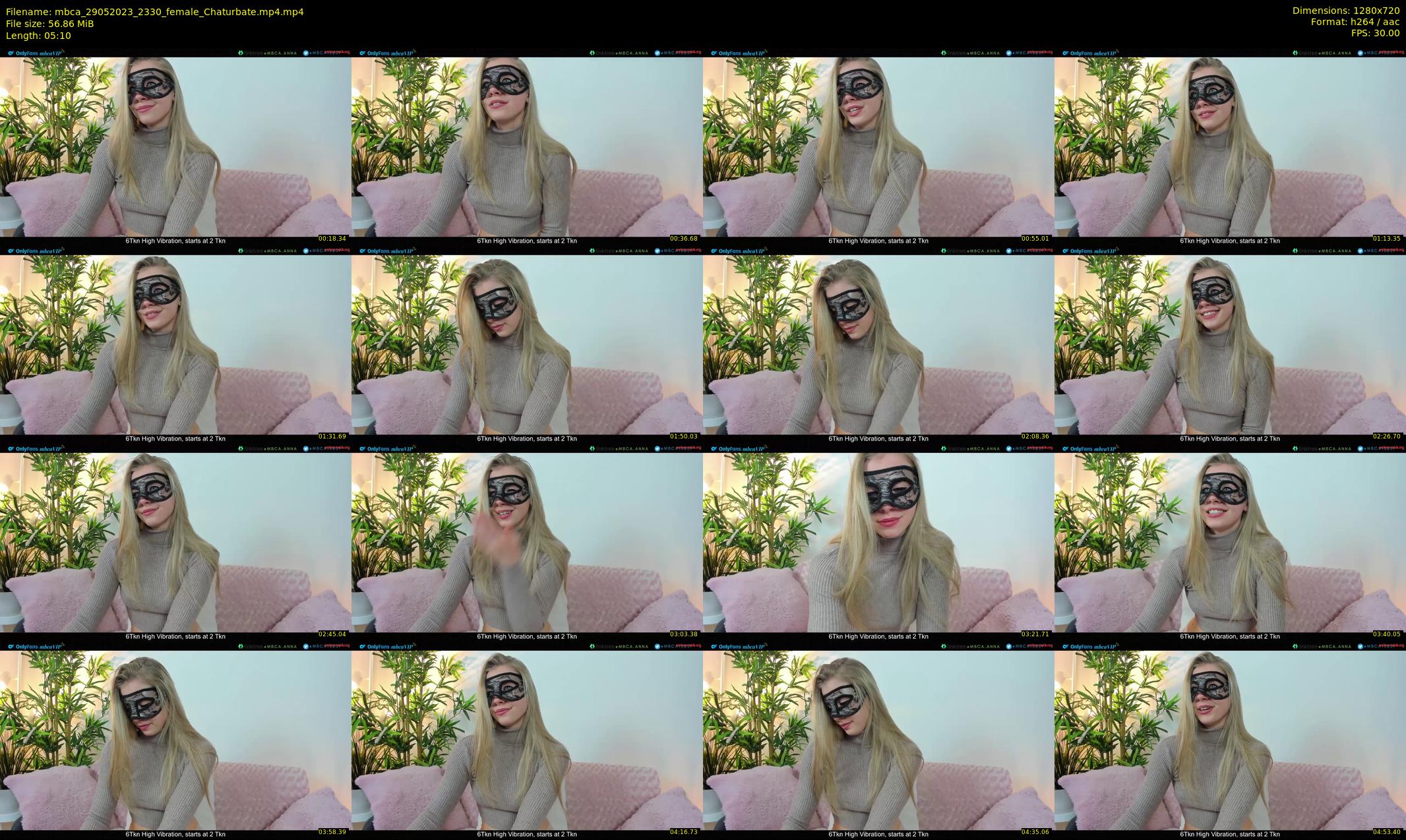 mbca — 6 minute Chaturbate couple cam show recording, 720p, May 29, 2023