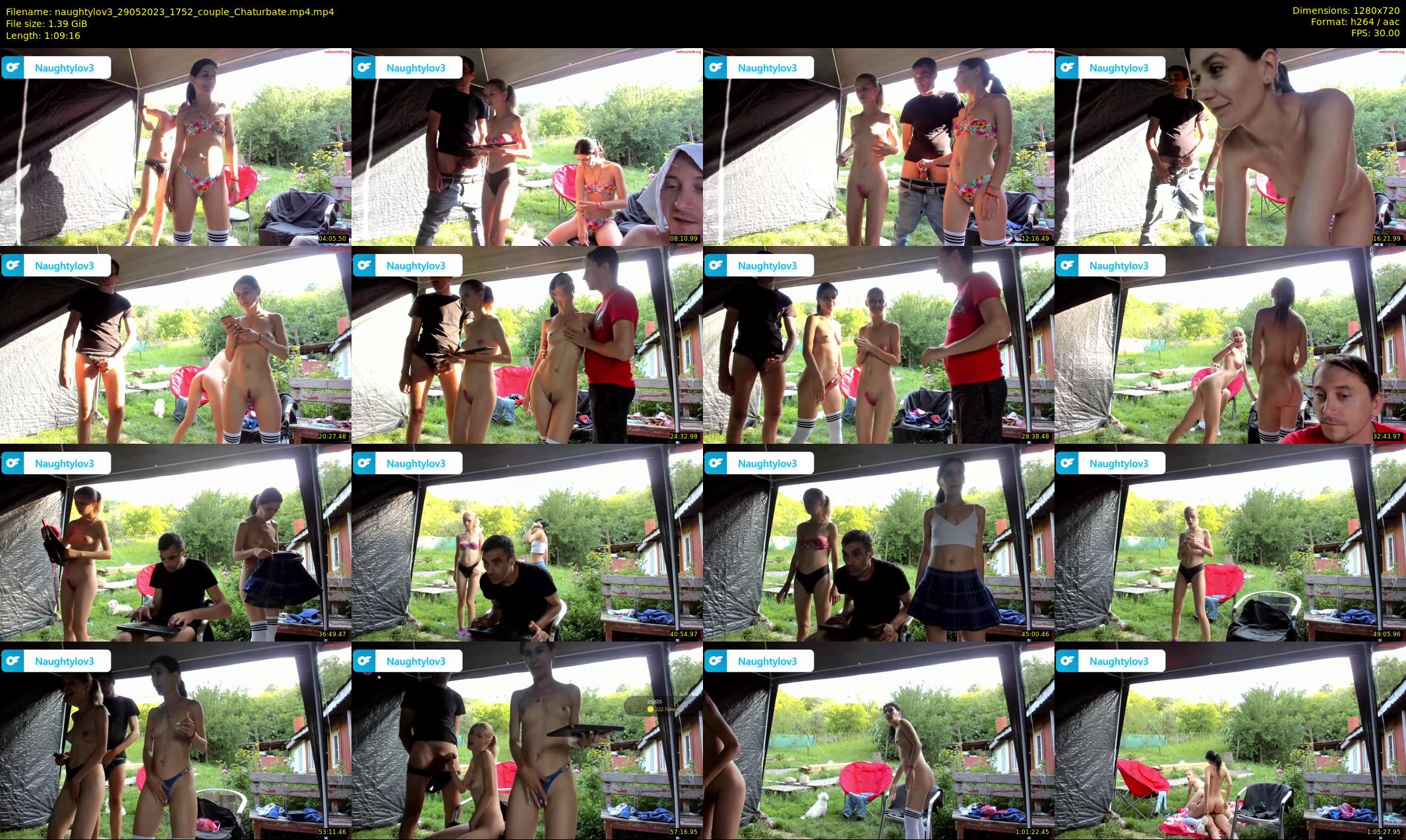 naughtylov3 — 70 minute Chaturbate couple cam show recording, 720p, May 29, 2023