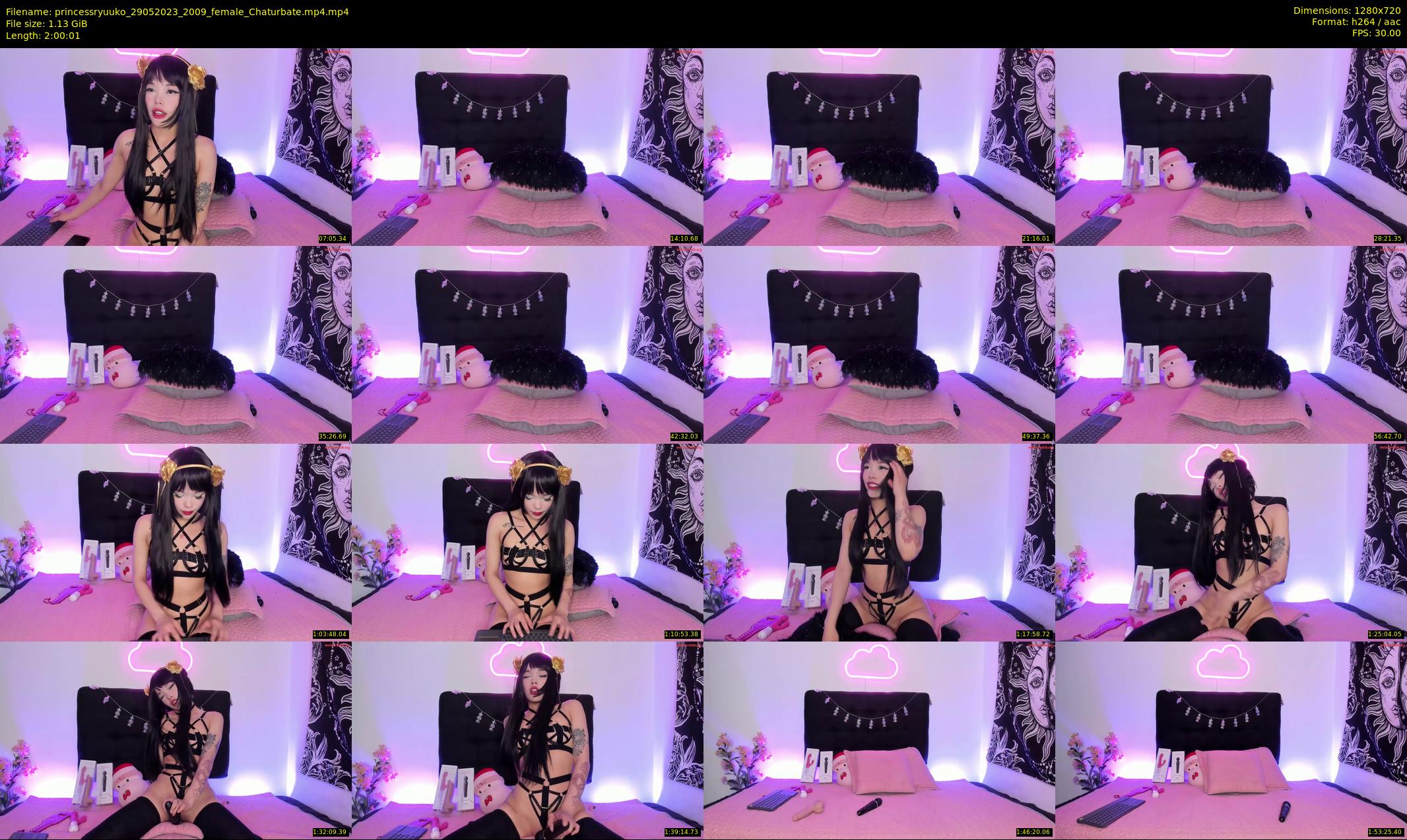 princessryuuko — 121 minute Chaturbate female cam show recording, 720p, May 29, 2023