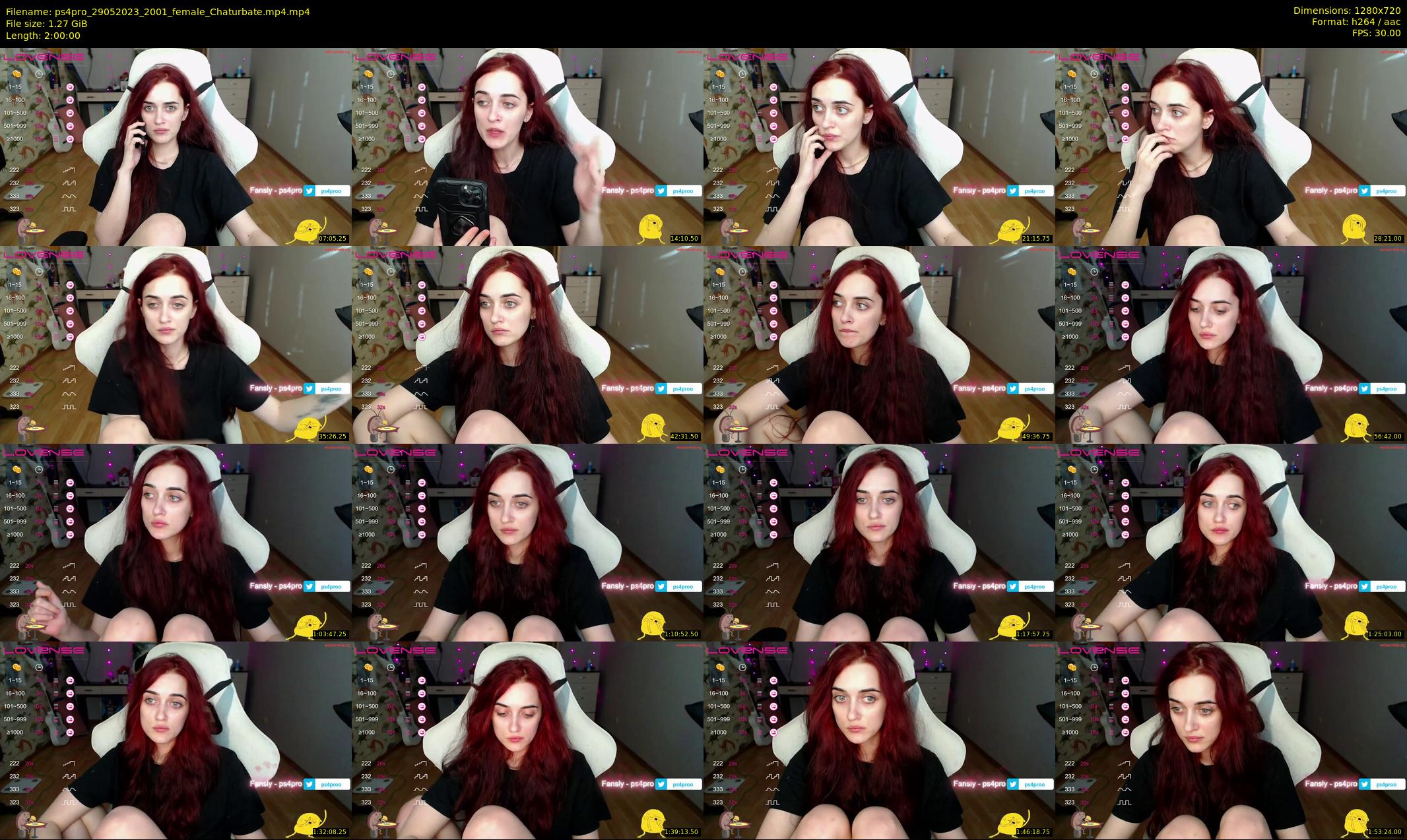 ps4pro — 120 minute Chaturbate female cam show recording, 720p, May 29, 2023
