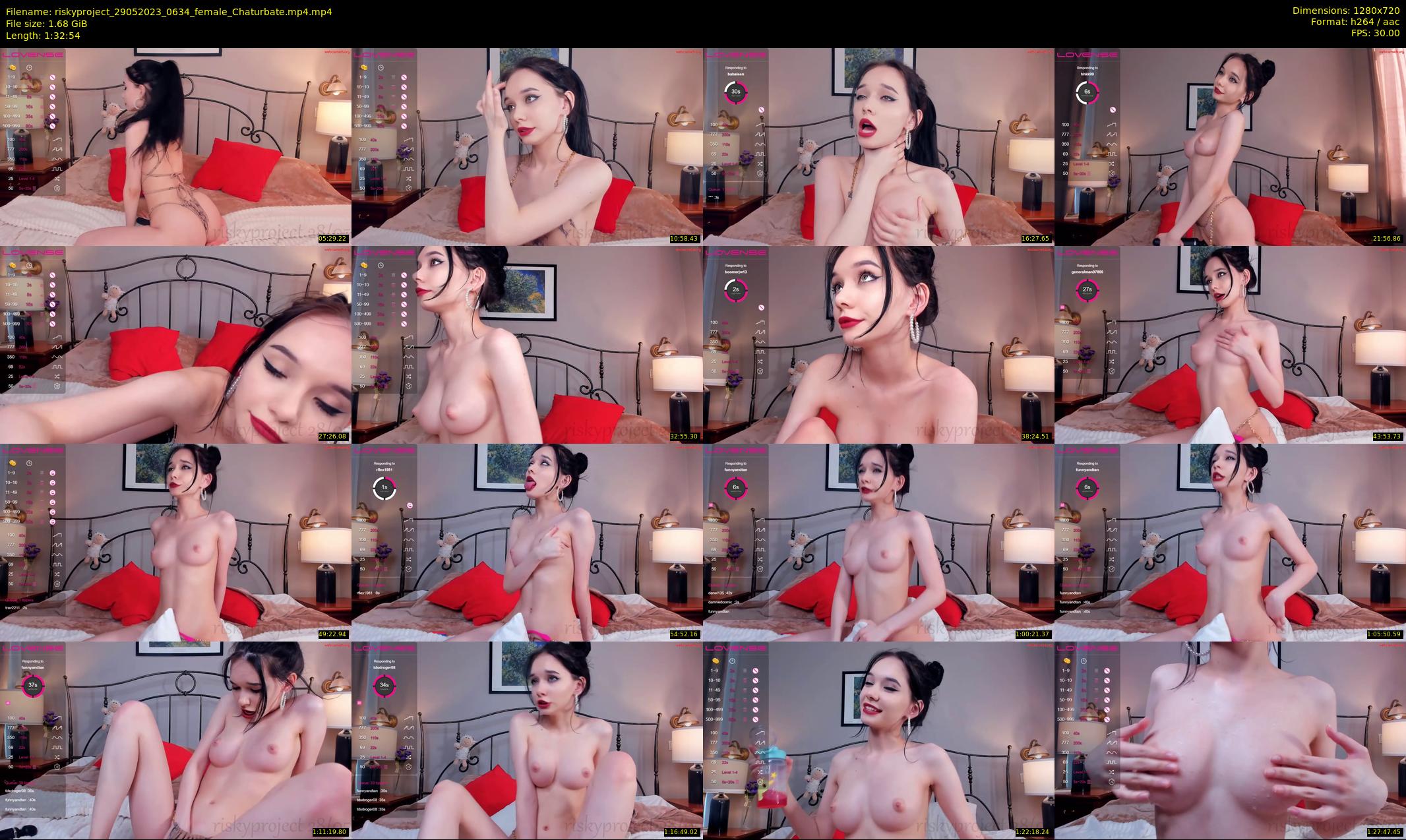 riskyproject — 93 minute Chaturbate couple cam show recording, 720p, May 29, 2023