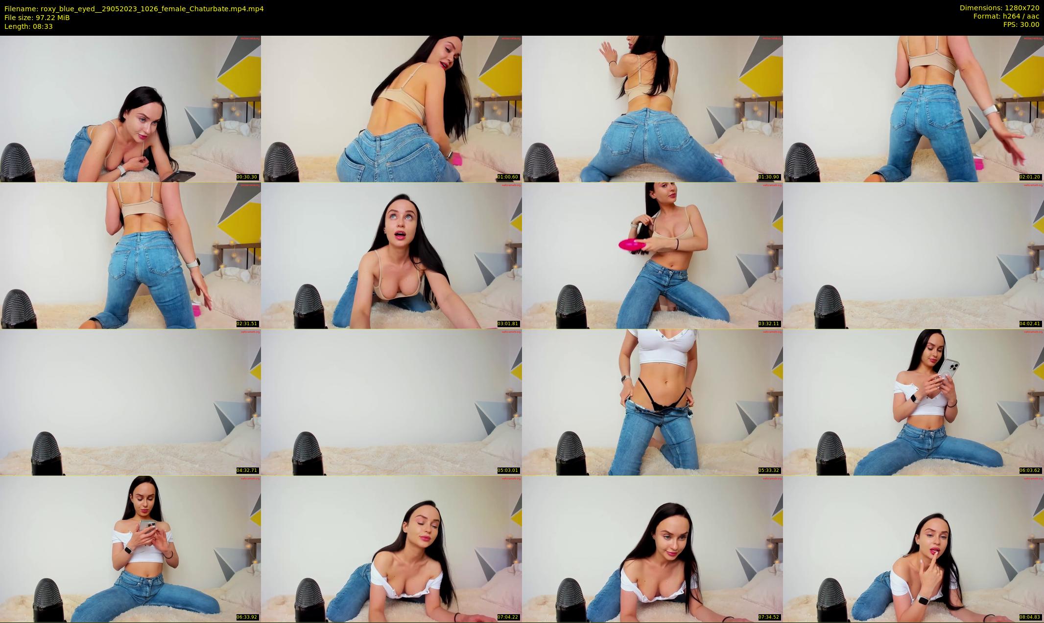roxy_blue_eyed_ — 9 minute Chaturbate female cam show recording, 720p, May 29, 2023