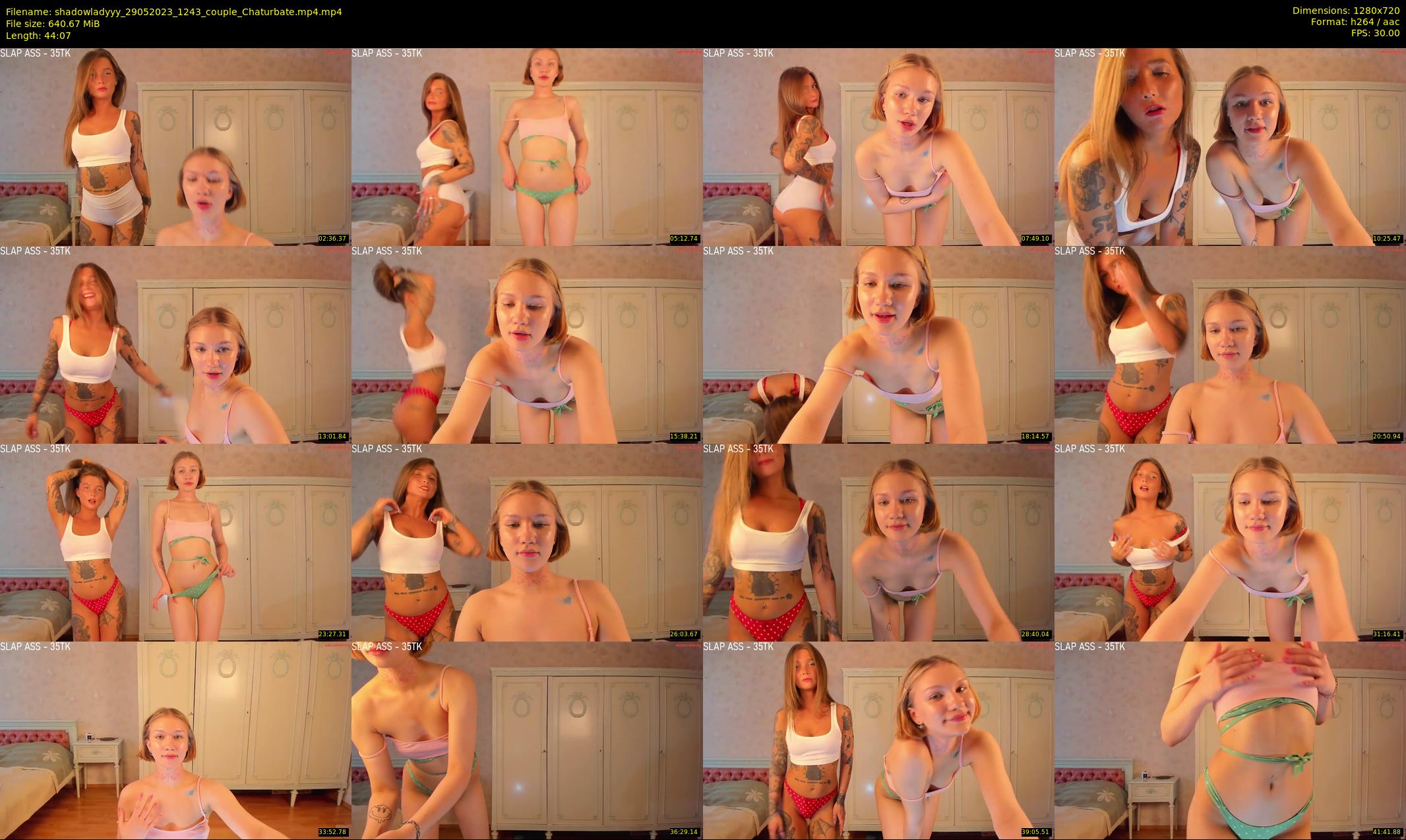 shadowladyyy — 45 minute Chaturbate couple cam show recording, 720p, May 29, 2023