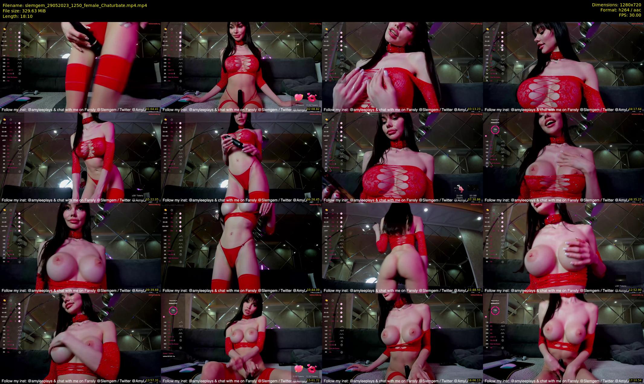 slemgem — 19 minute Chaturbate couple cam show recording, 720p, May 29, 2023