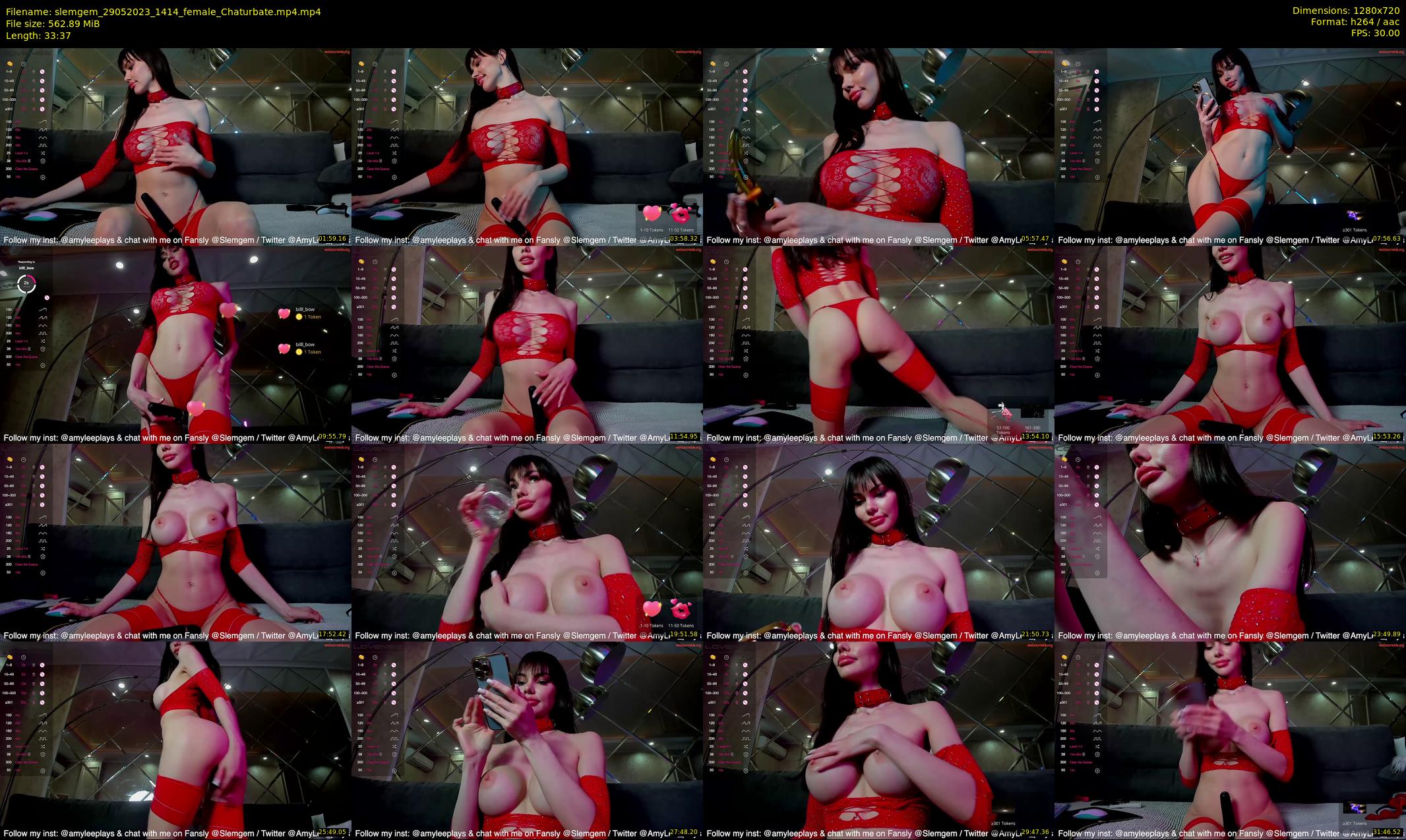 slemgem — 34 minute Chaturbate couple cam show recording, 720p, May 29, 2023