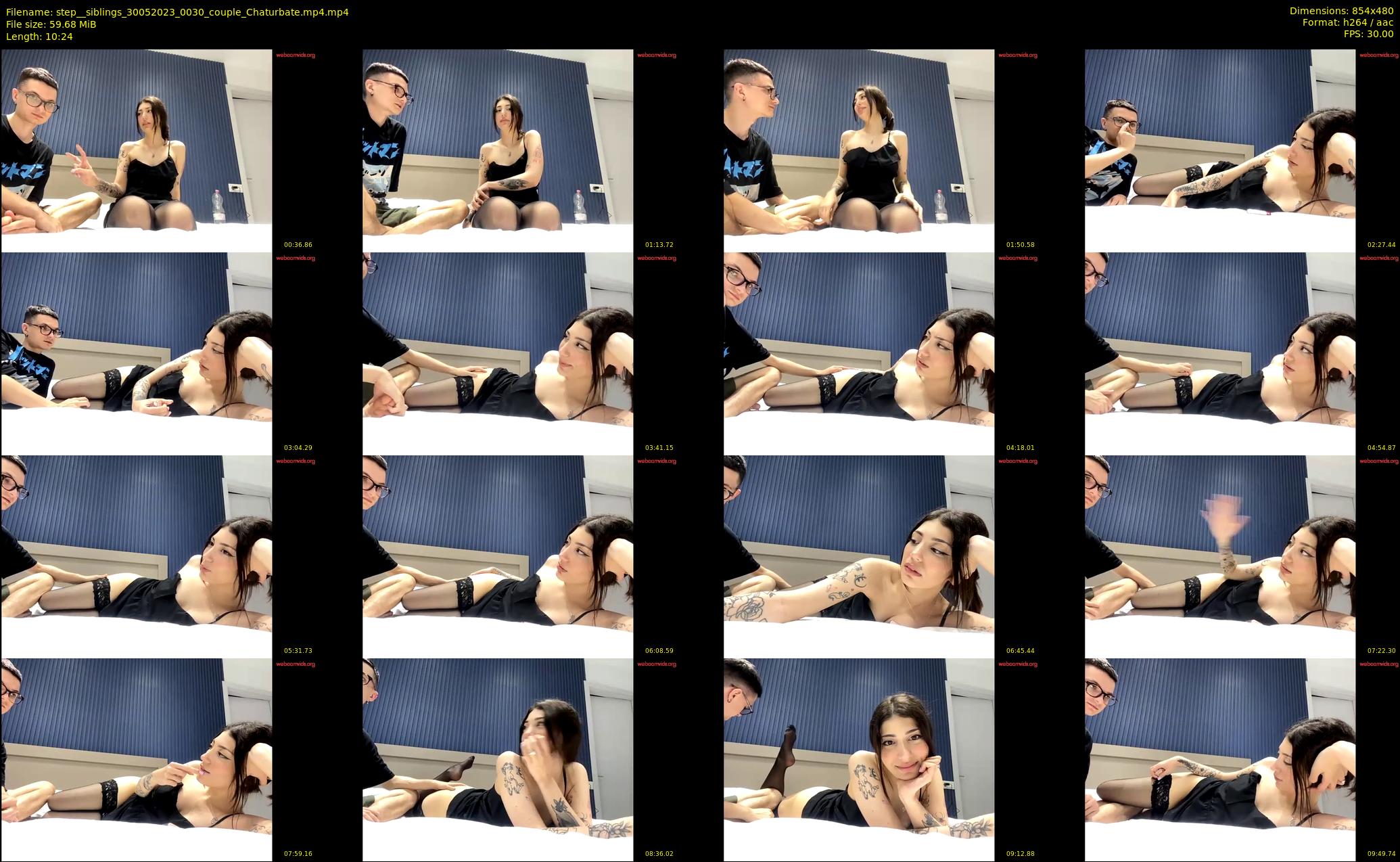 step__siblings — 11 minute Chaturbate couple cam show recording, 480p, May 30, 2023