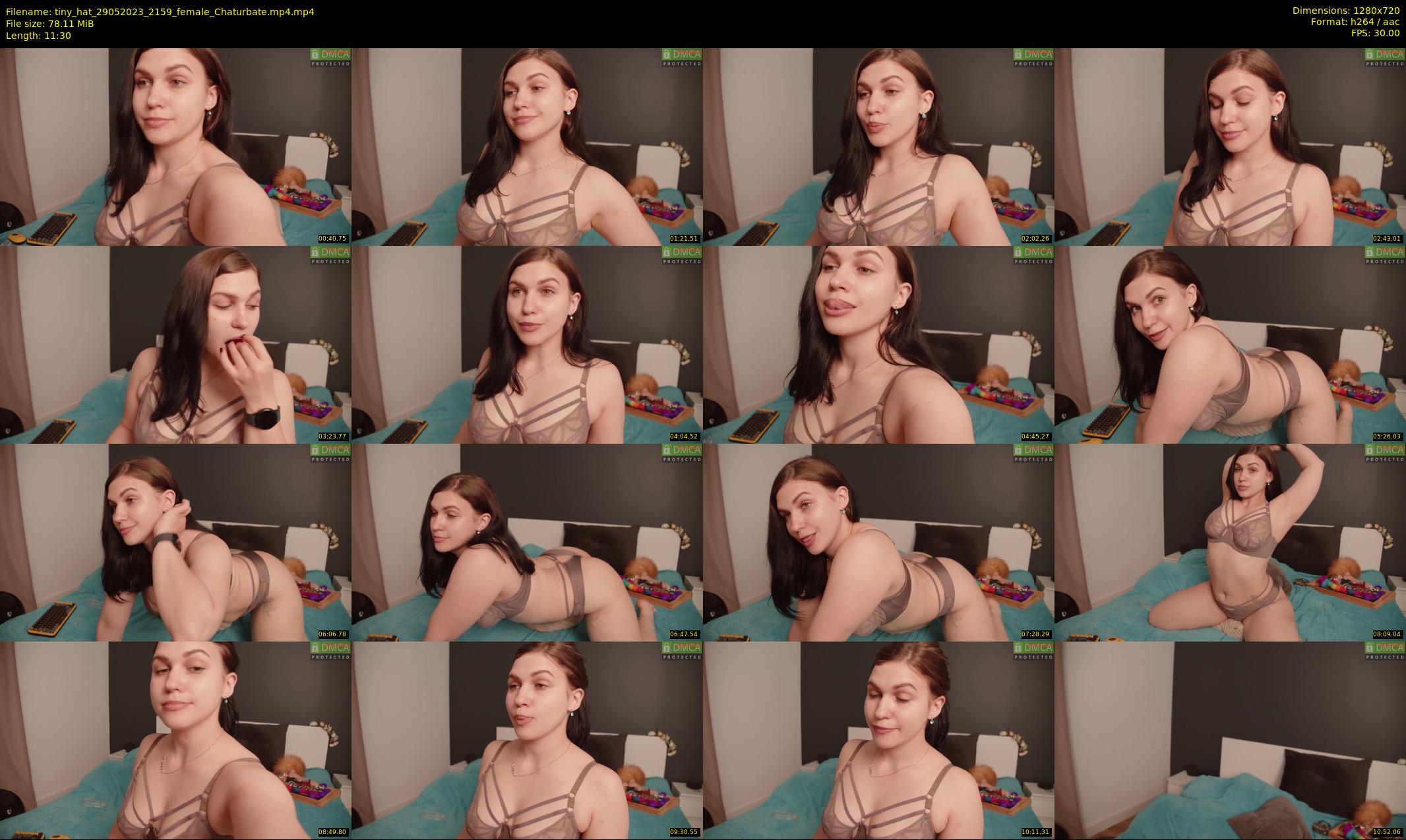 tiny_hat — 12 minute Chaturbate female cam show recording, 720p, May 29, 2023