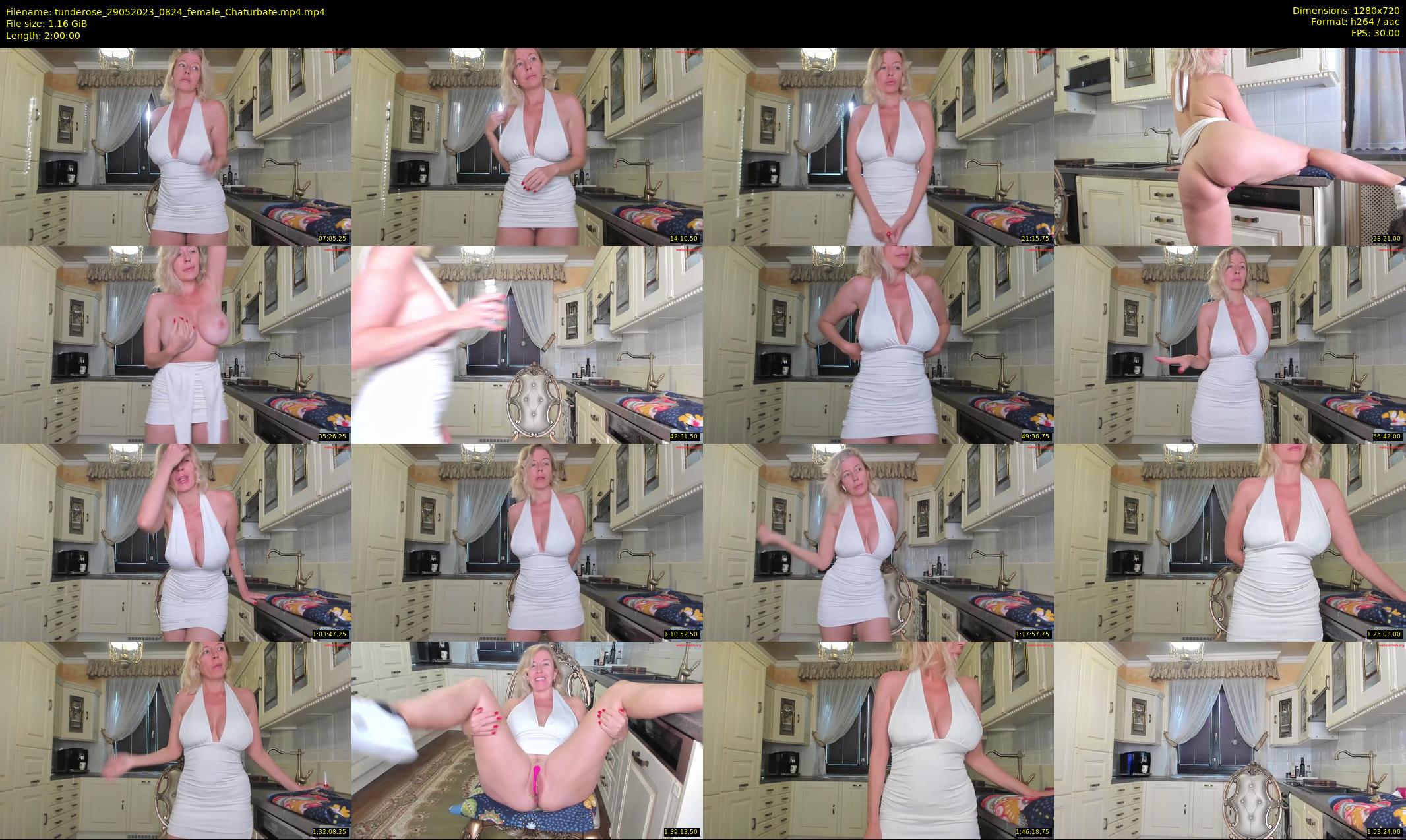 tunderose — 120 minute Chaturbate female cam show recording, 720p, May 29, 2023