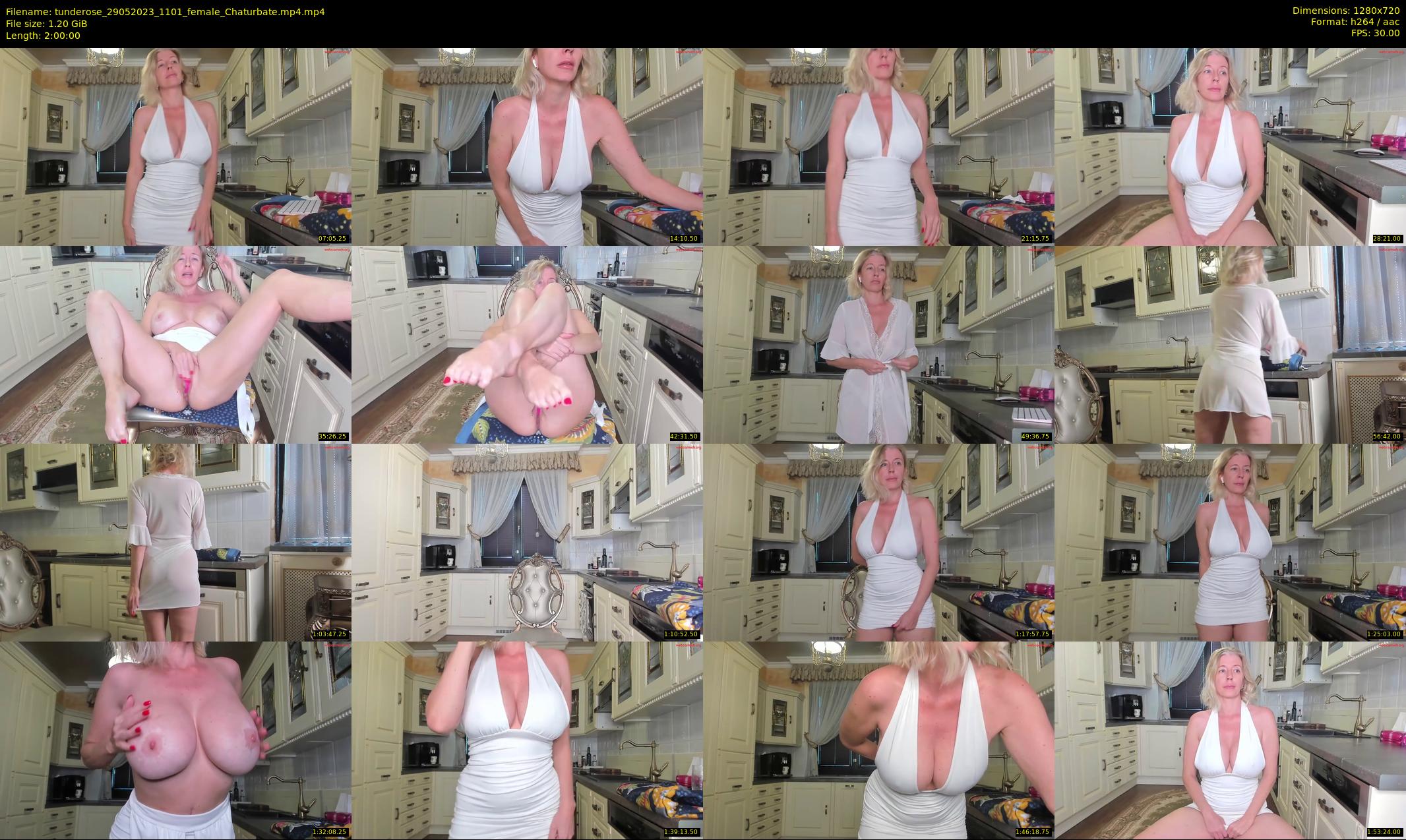 tunderose — 120 minute Chaturbate female cam show recording, 720p, May 29, 2023