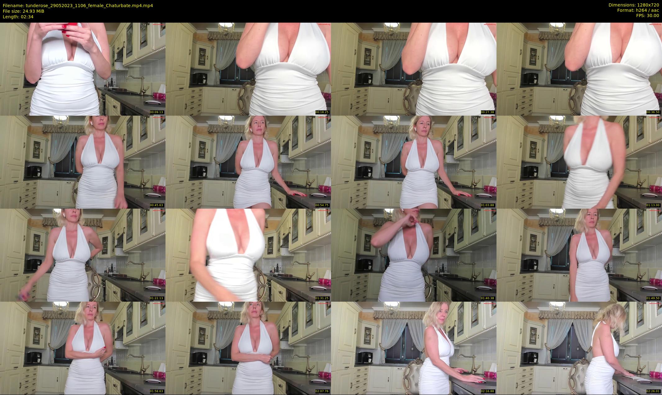 tunderose — 3 minute Chaturbate female cam show recording, 720p, May 29, 2023