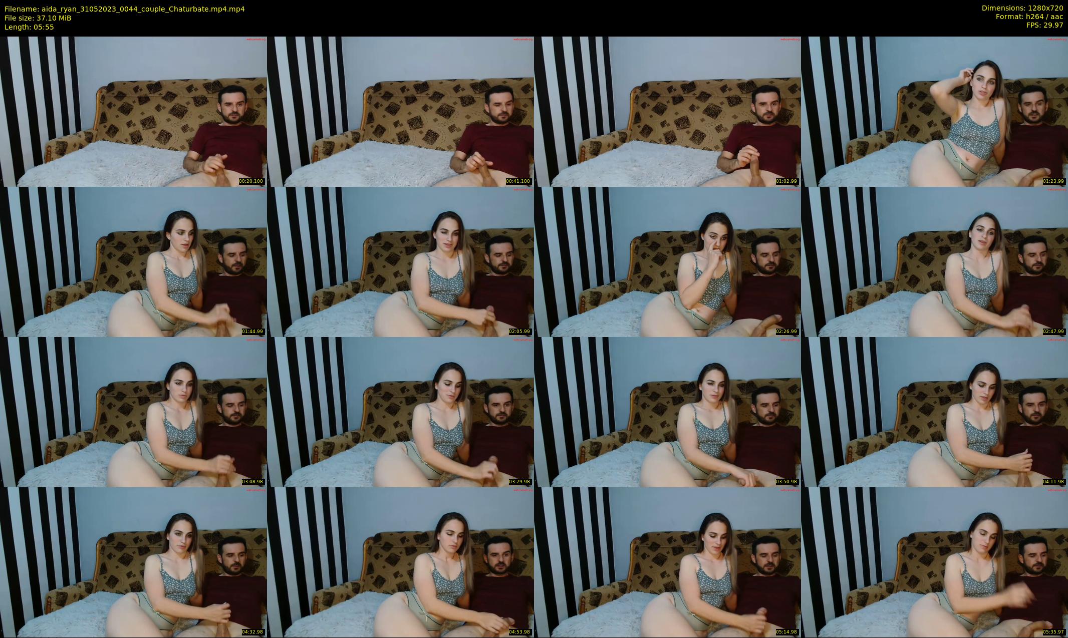 aida_ryan — 6 minute Chaturbate couple cam show recording, 720p, May 31, 2023