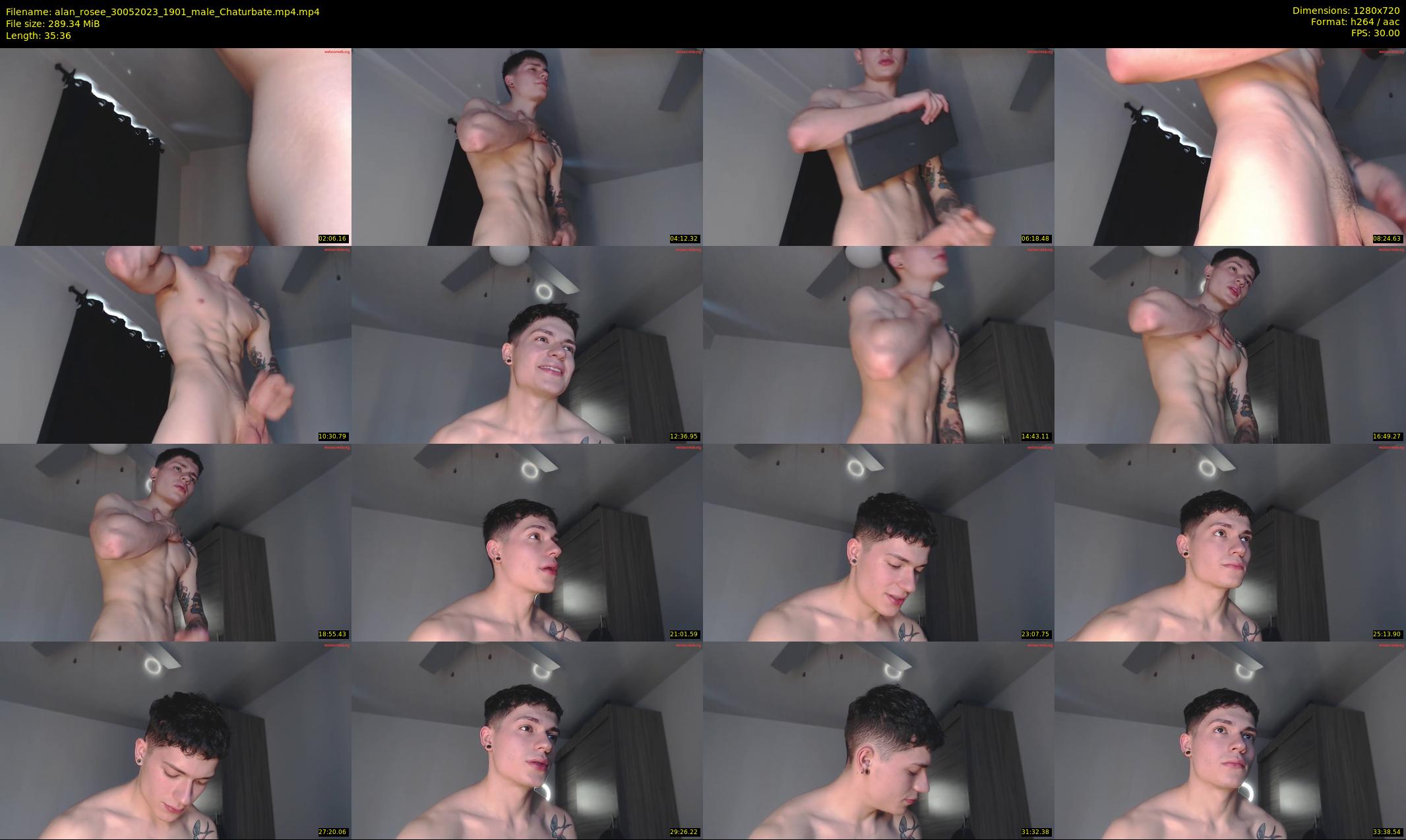 alan_rosee — 36 minute Chaturbate male cam show recording, 720p, May 30, 2023