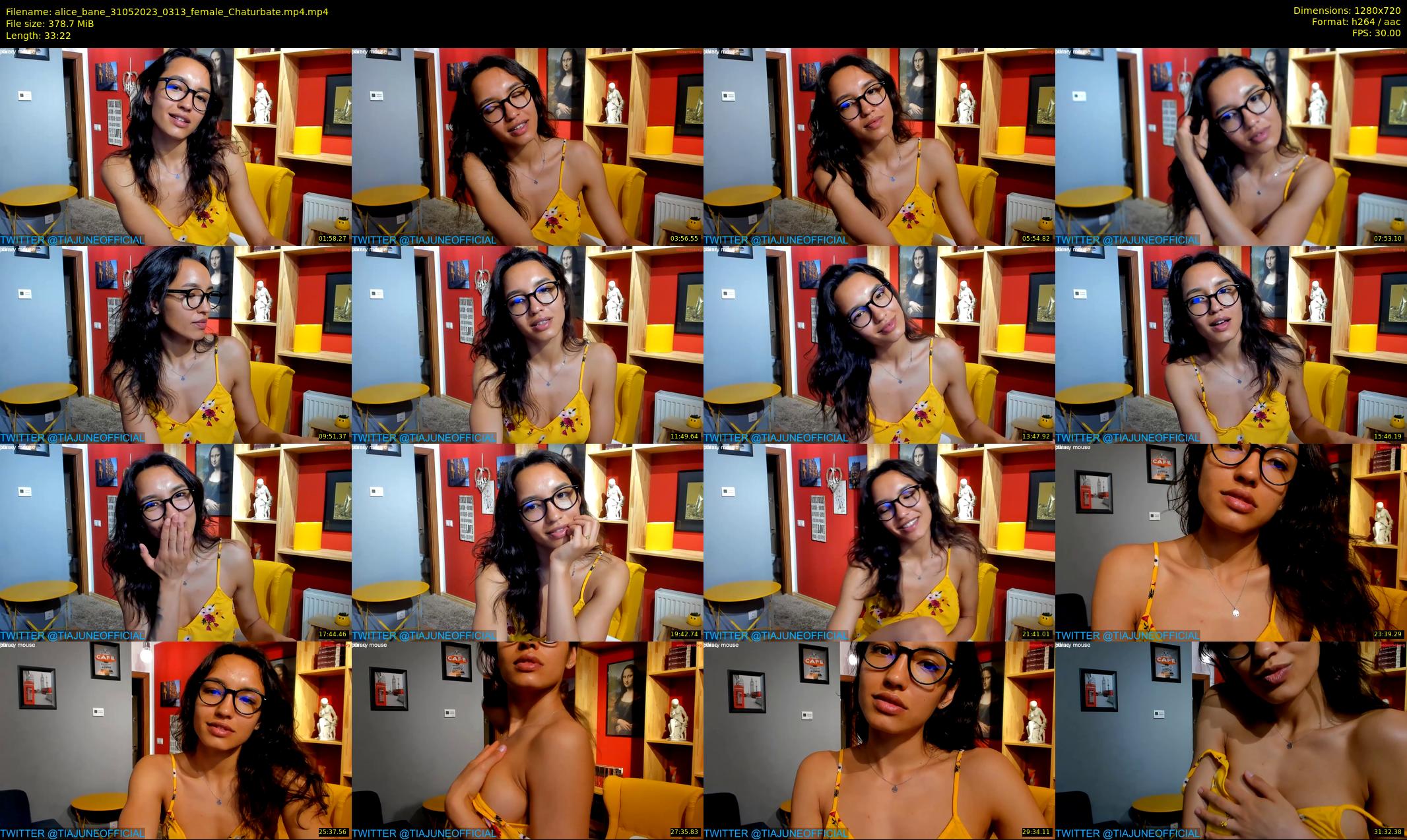 alice_bane — 34 minute Chaturbate female cam show recording, 720p, May 31, 2023
