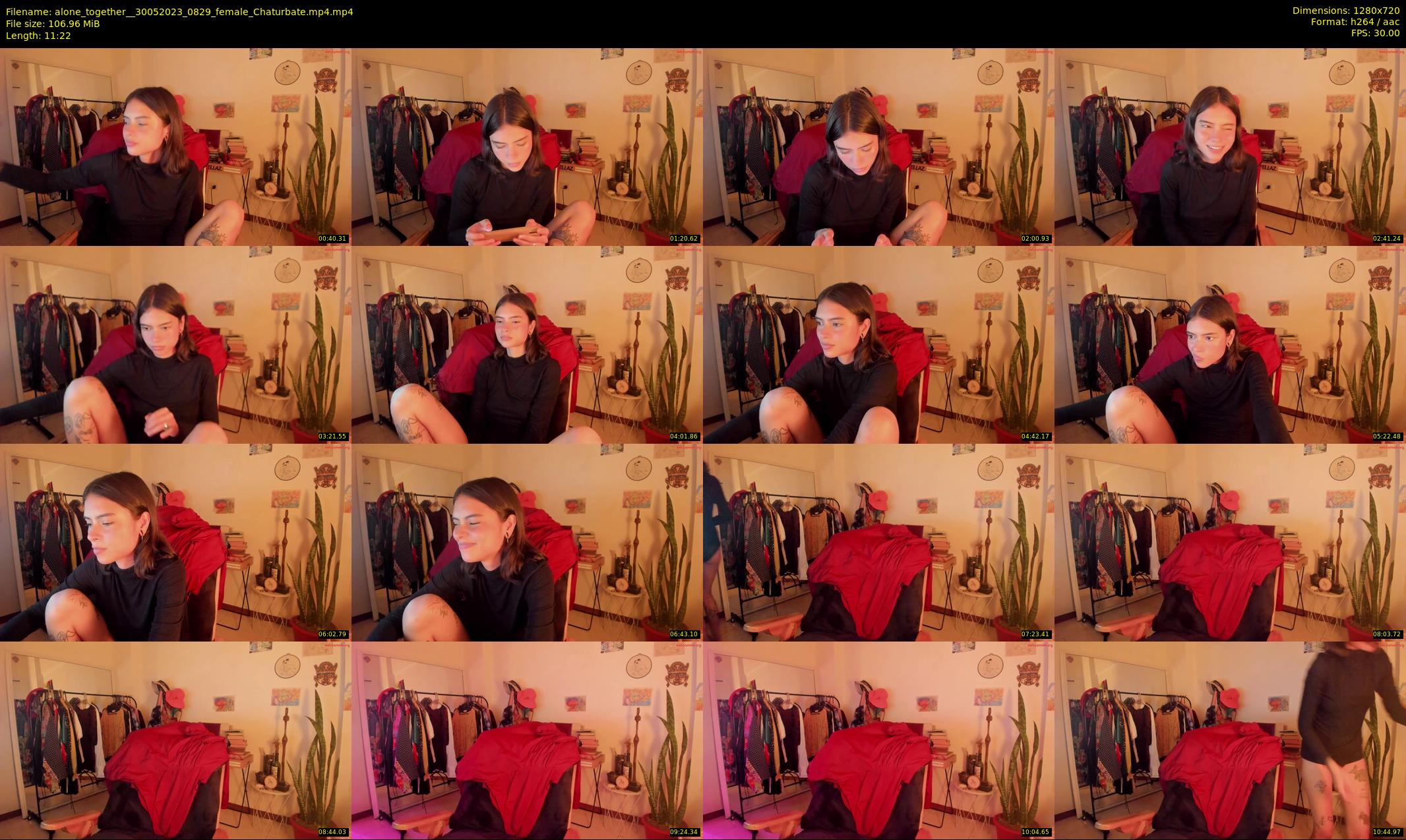 alone_together_ — 12 minute Chaturbate female cam show recording, 720p, May 30, 2023