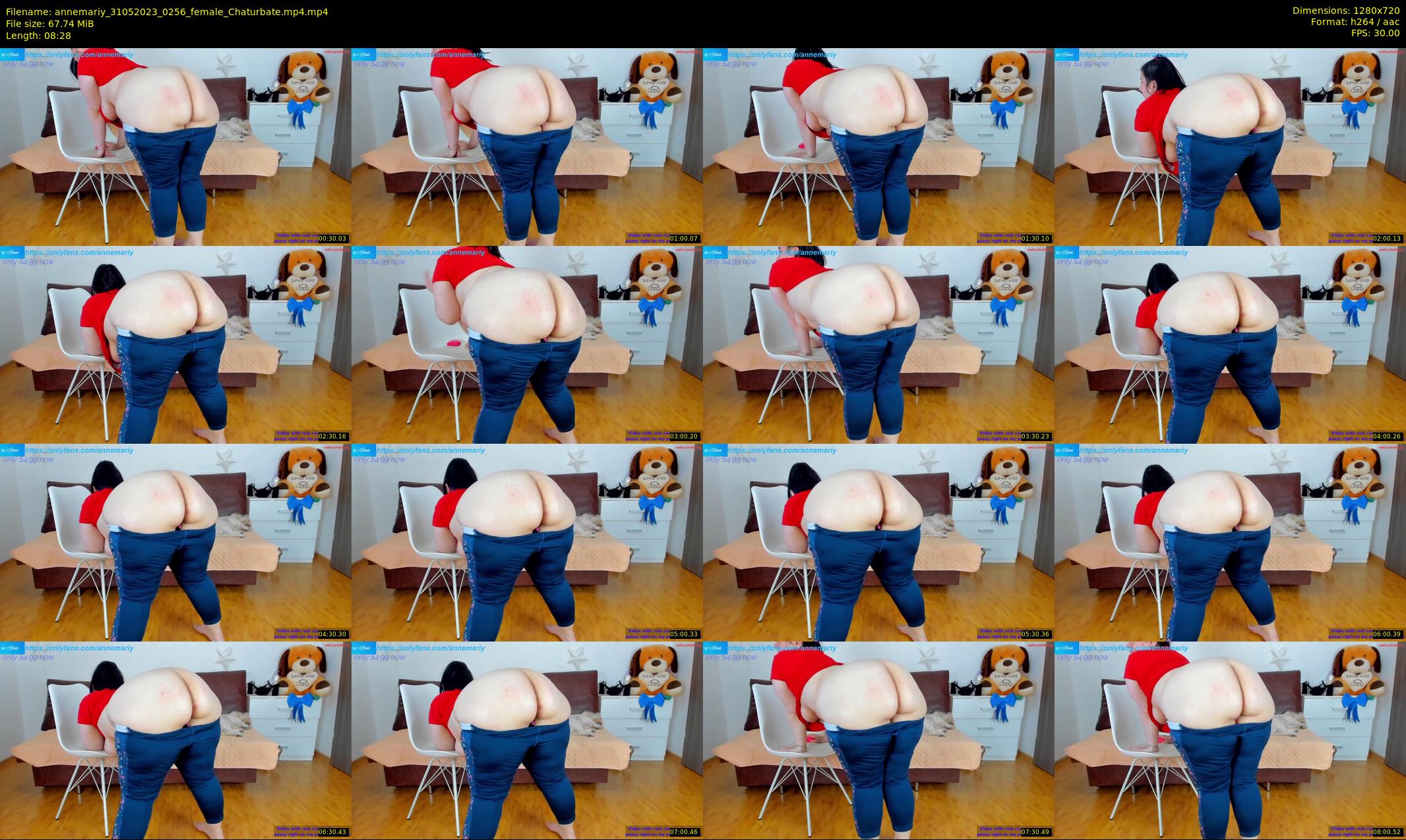 annemariy — 9 minute Chaturbate female cam show recording, 720p, May 31, 2023