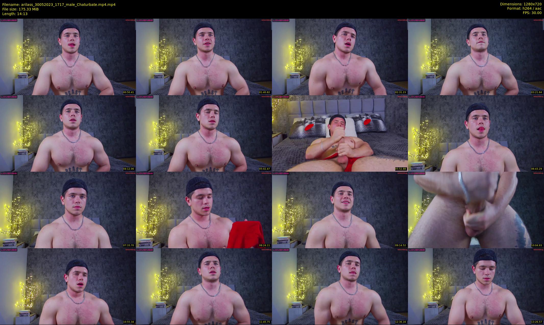 arilass — 15 minute Chaturbate male cam show recording, 720p, May 30, 2023