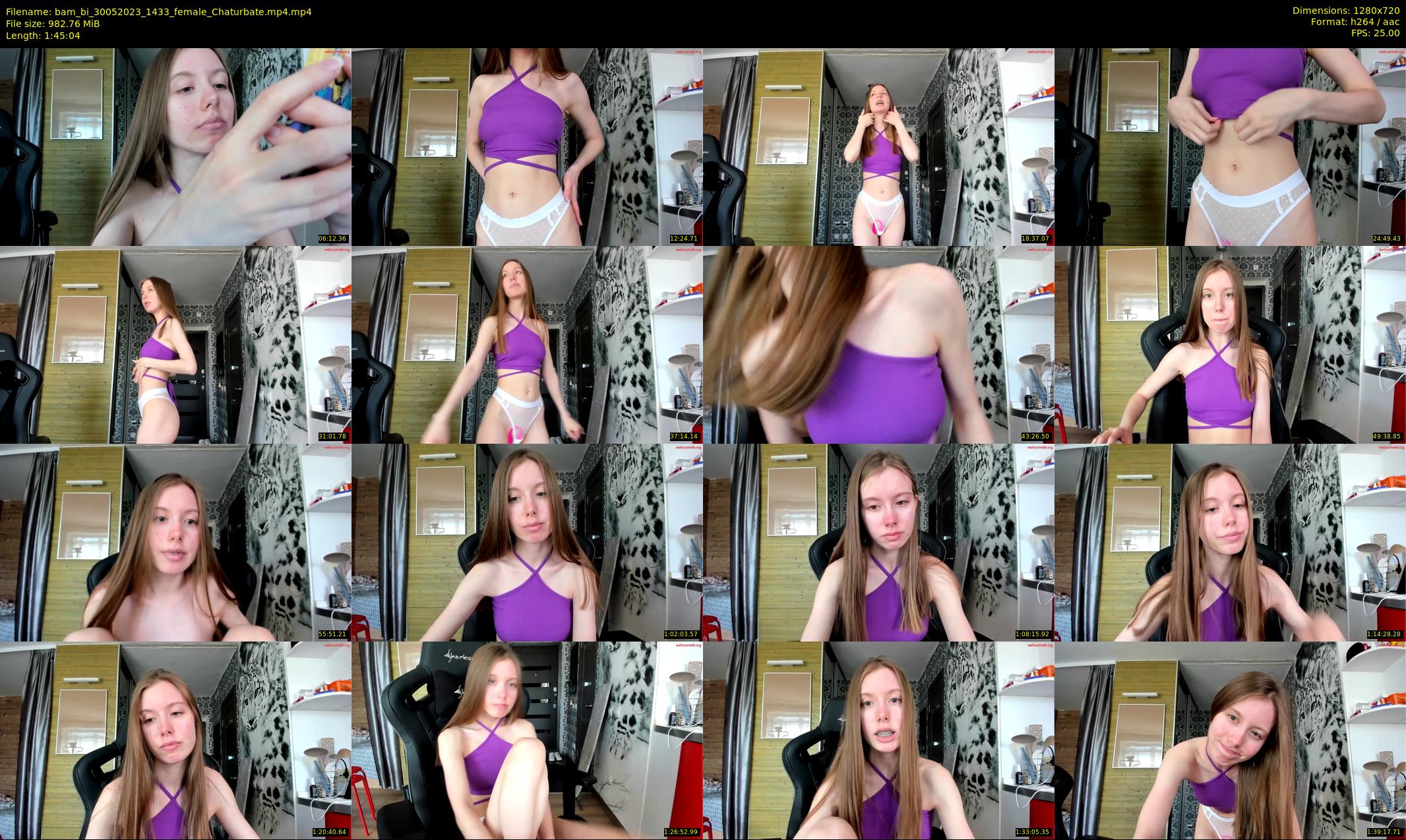 bam_bi — 106 minute Chaturbate female cam show recording, 720p, May 30, 2023