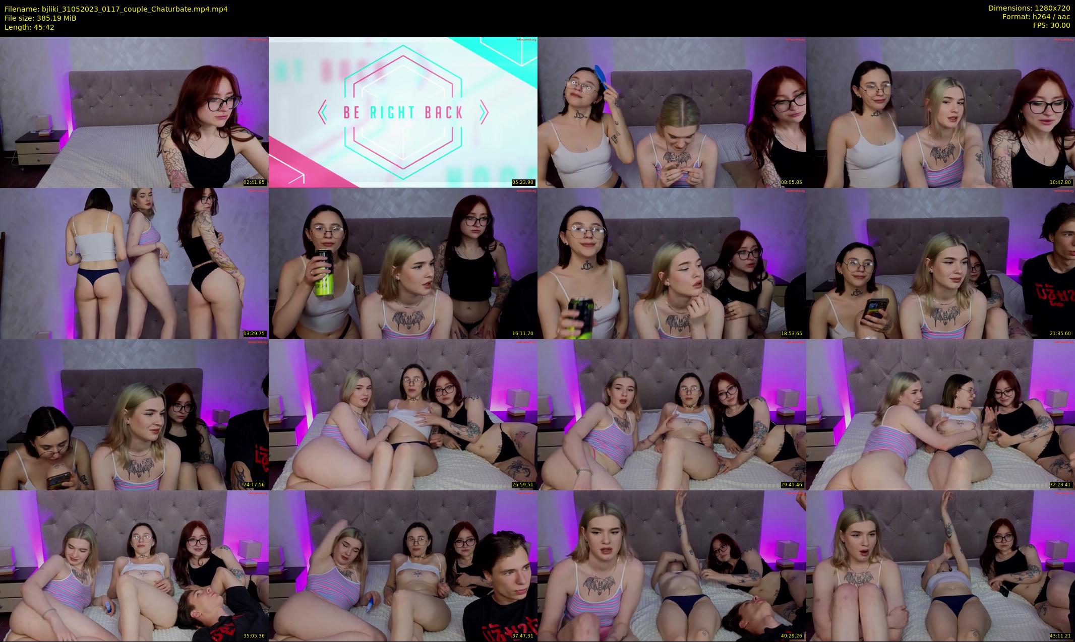 bjliki — 46 minute Chaturbate couple cam show recording, 720p, May 31, 2023