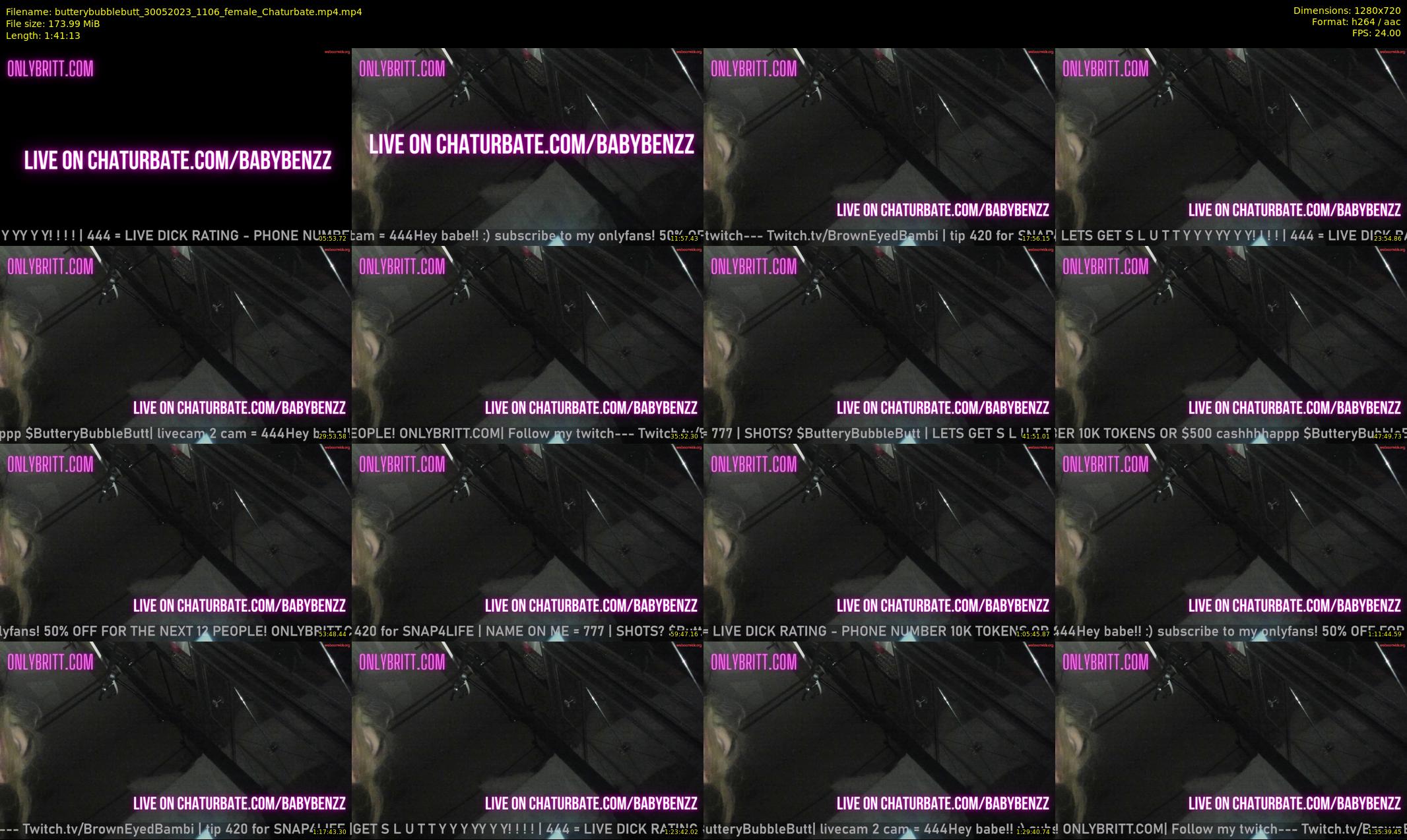 butterybubblebutt — 102 minute Chaturbate couple cam show recording, 720p, May 30, 2023