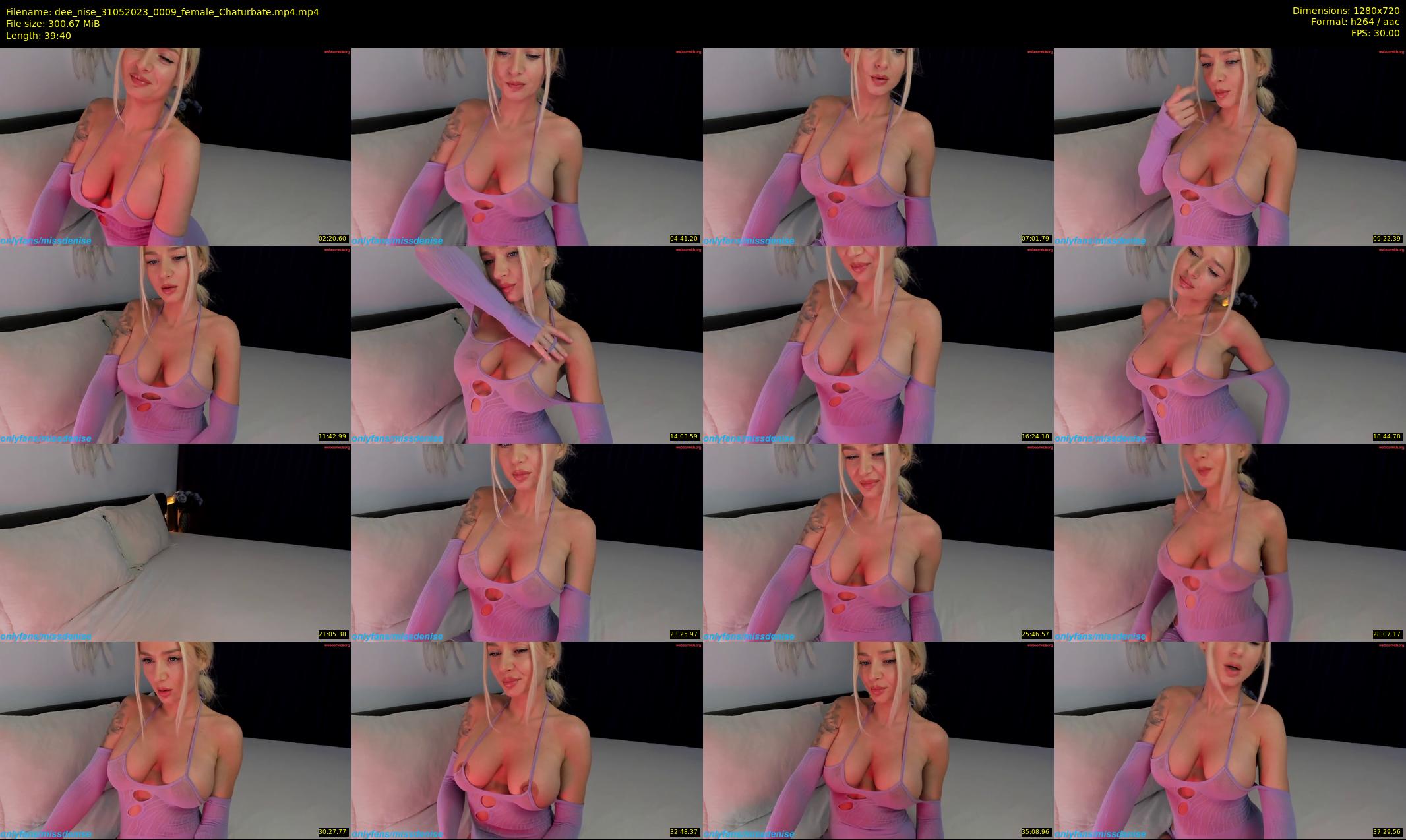 dee_nise — 40 minute Chaturbate female cam show recording, 720p, May 31, 2023