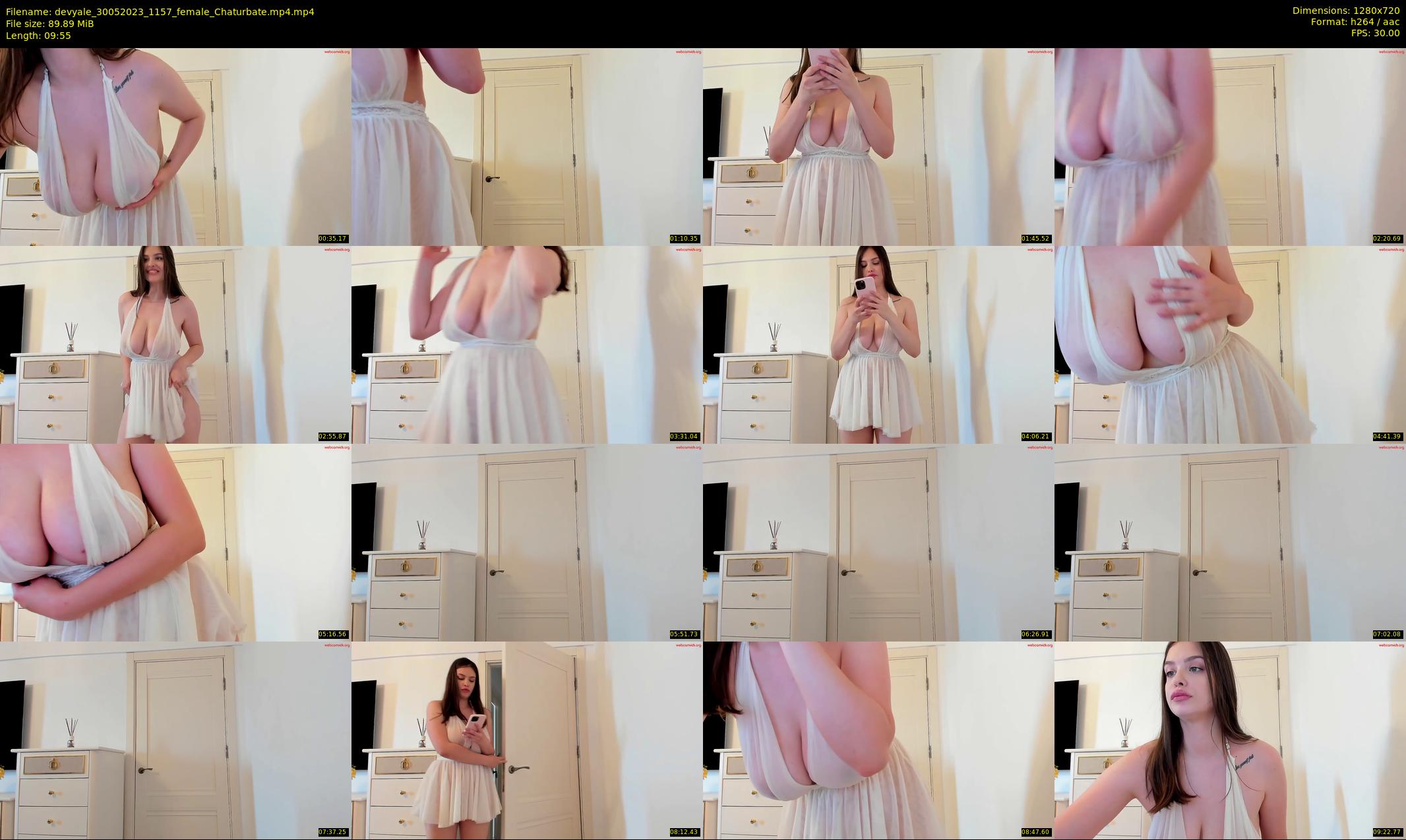 devyale — 10 minute Chaturbate female cam show recording, 720p, May 30, 2023