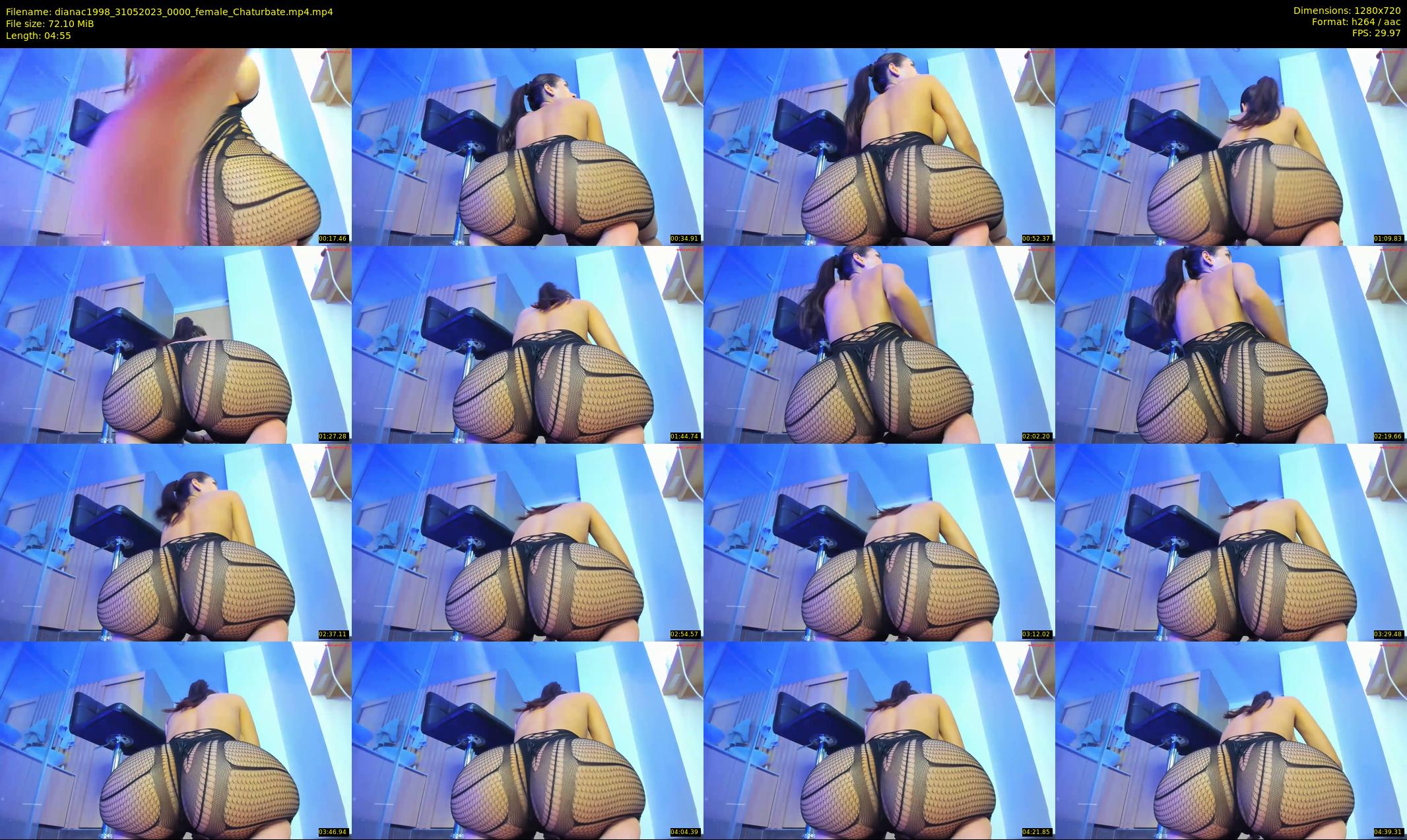 dianac1998 — 5 minute Chaturbate female cam show recording, 720p, May 31, 2023