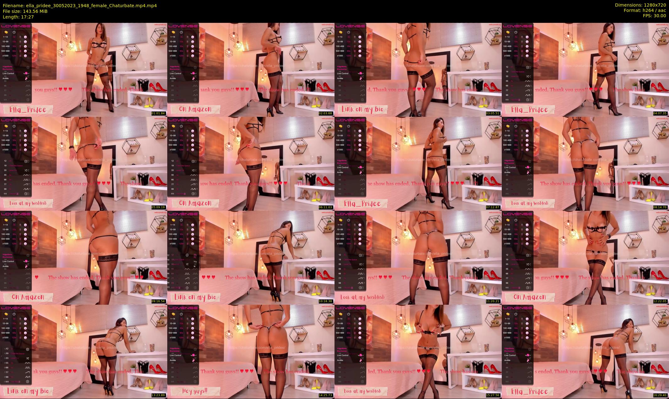 ella_pridee — 18 minute Chaturbate female cam show recording, 720p, May 30, 2023