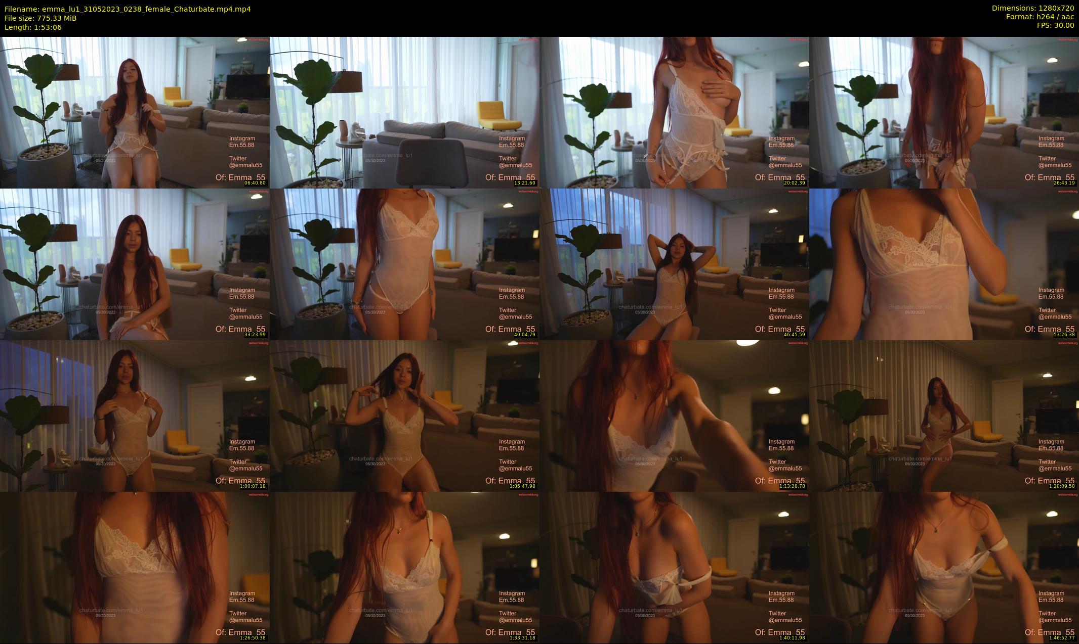 emma_lu1 — 114 minute Chaturbate female cam show recording, 720p, May 31, 2023