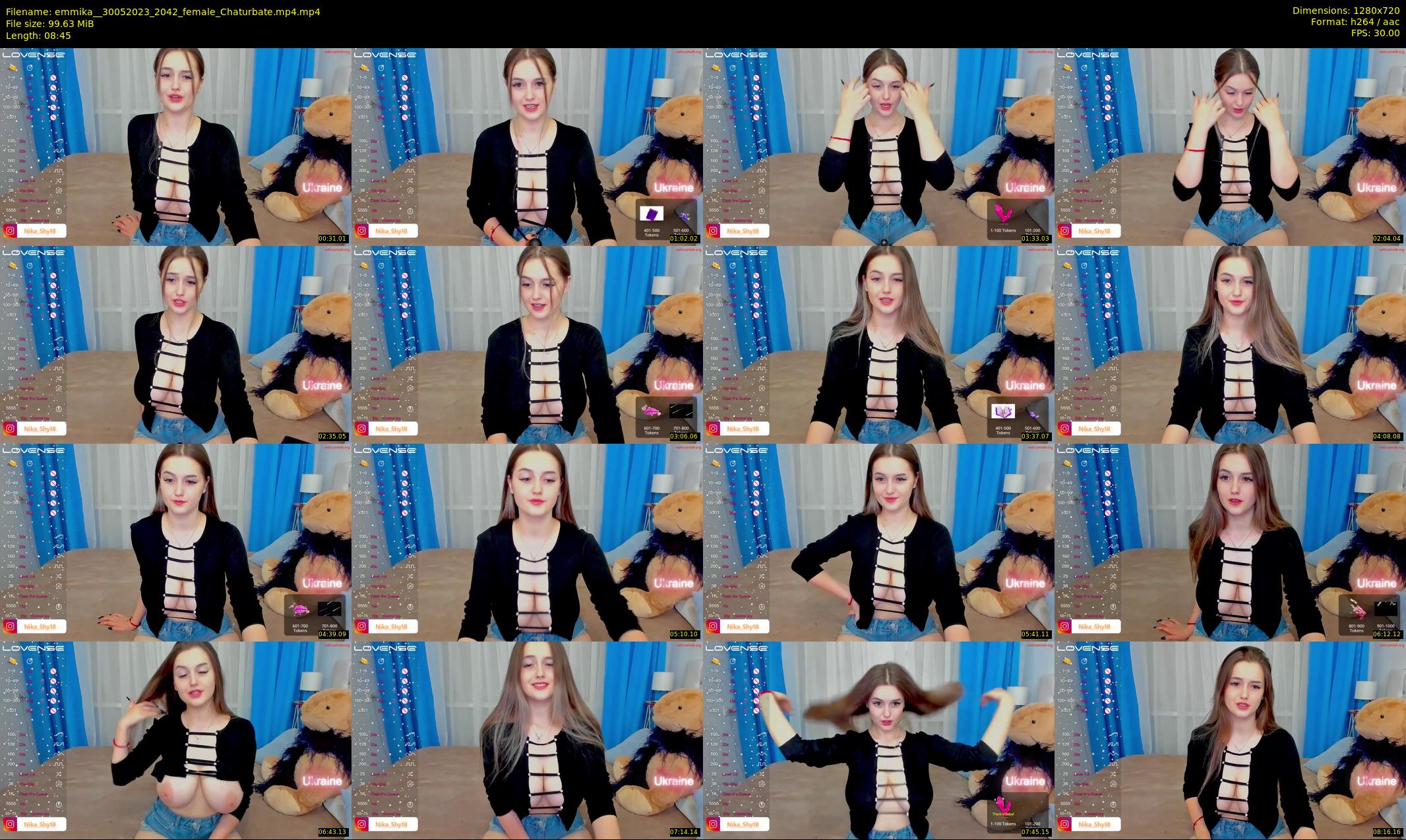 emmika_ — 9 minute Chaturbate female cam show recording, 720p, May 30, 2023