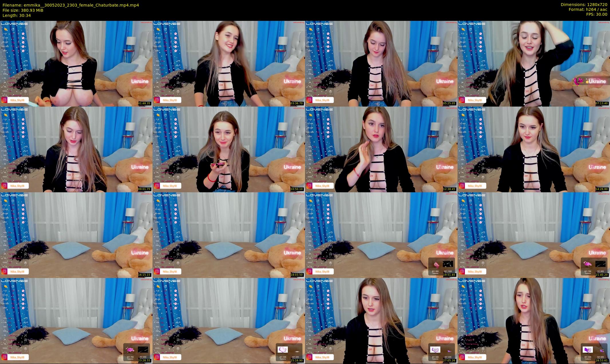 emmika_ — 31 minute Chaturbate female cam show recording, 720p, May 30, 2023