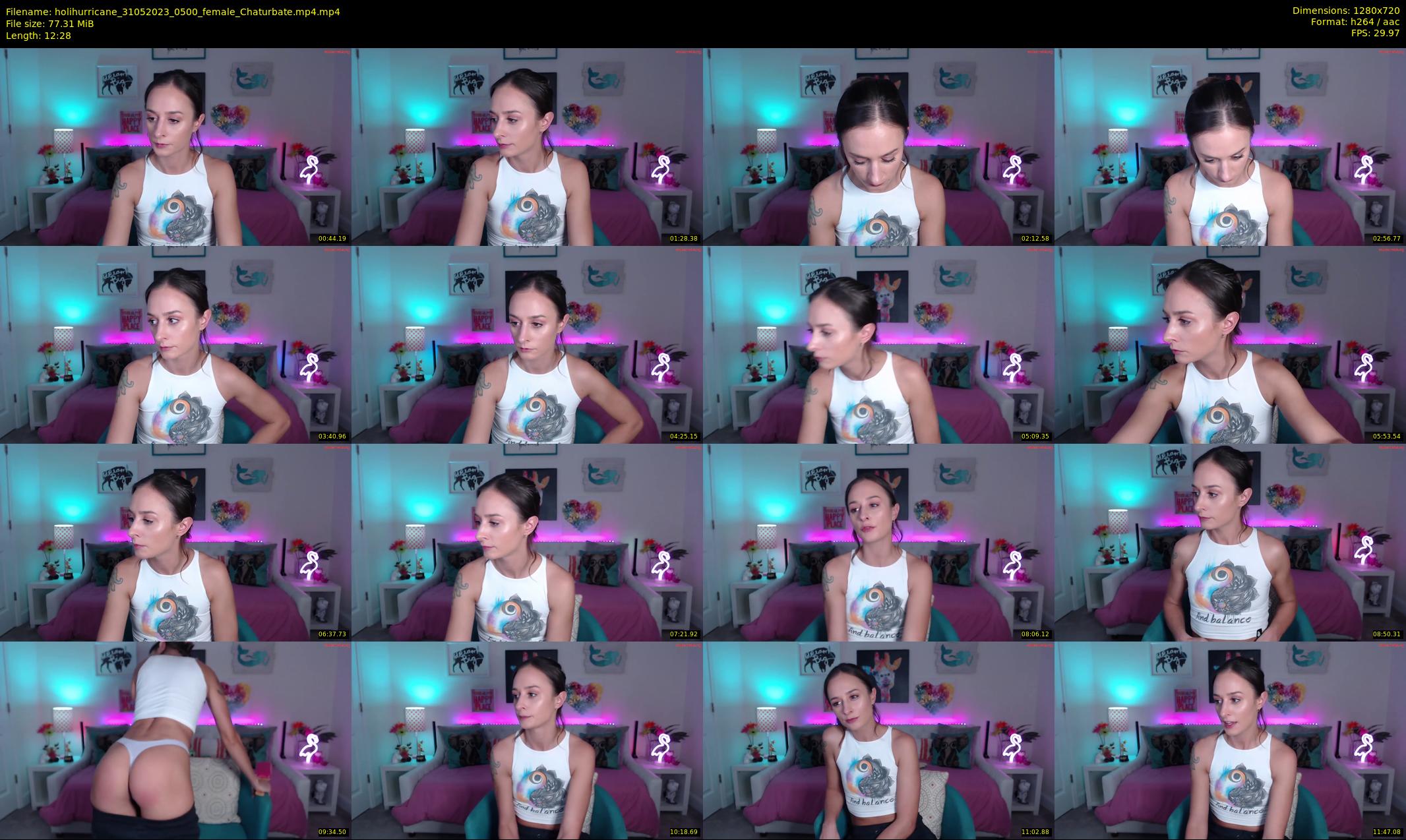 holihurricane — 13 minute Chaturbate female cam show recording, 720p, May 31, 2023