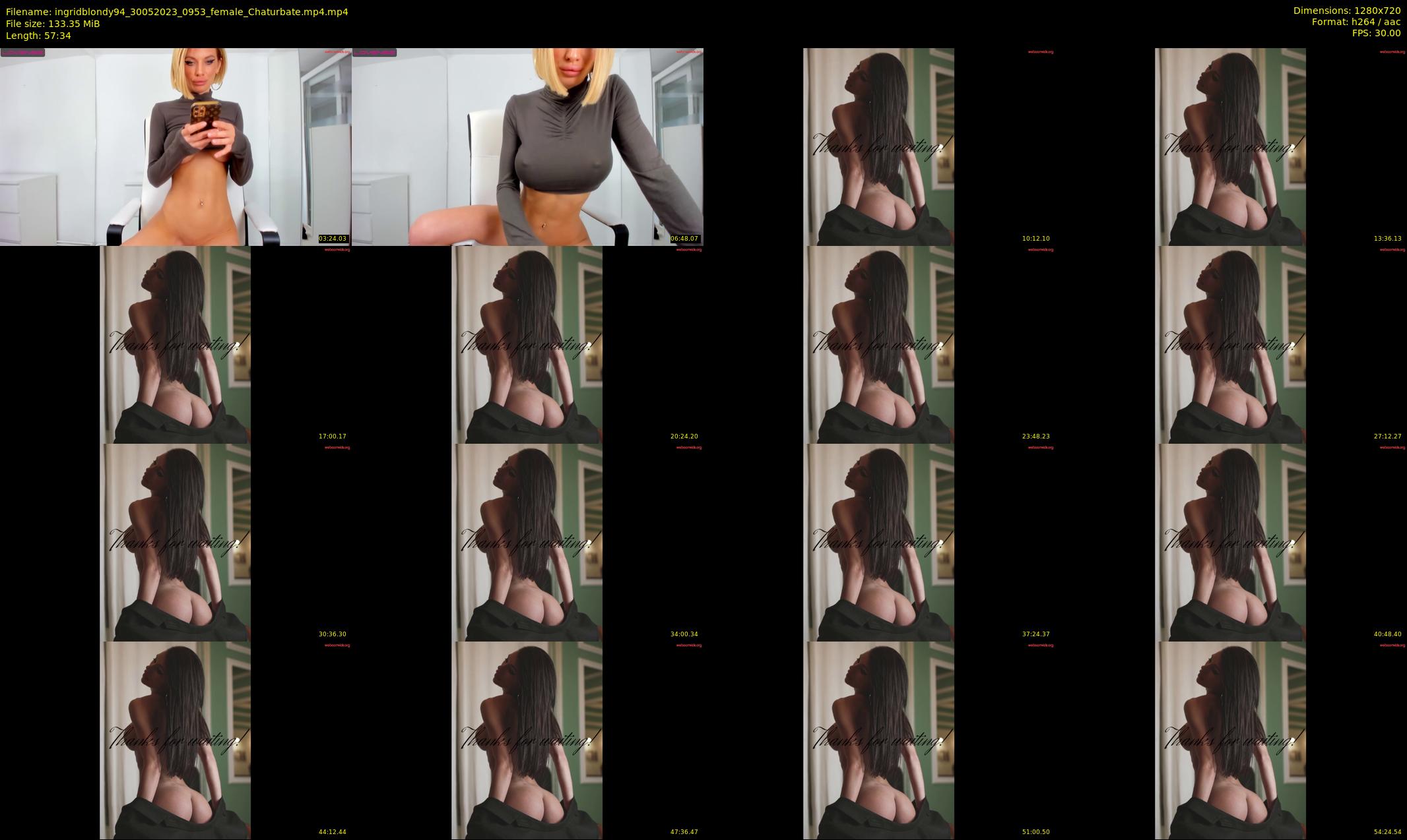 ingridblondy94 — 58 minute Chaturbate female cam show recording, 720p, May 30, 2023