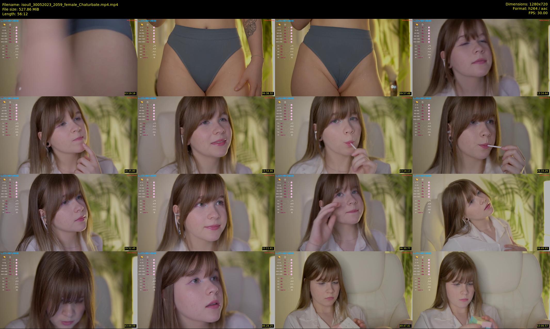 isoull — 57 minute Chaturbate female cam show recording, 720p, May 30, 2023