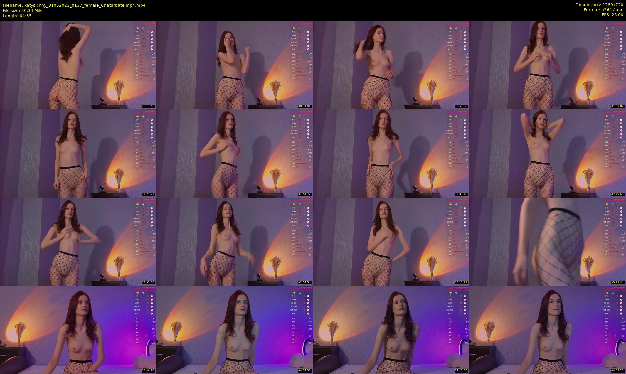 katyskinny — 5 minute Chaturbate female cam show recording, 720p, May 31, 2023