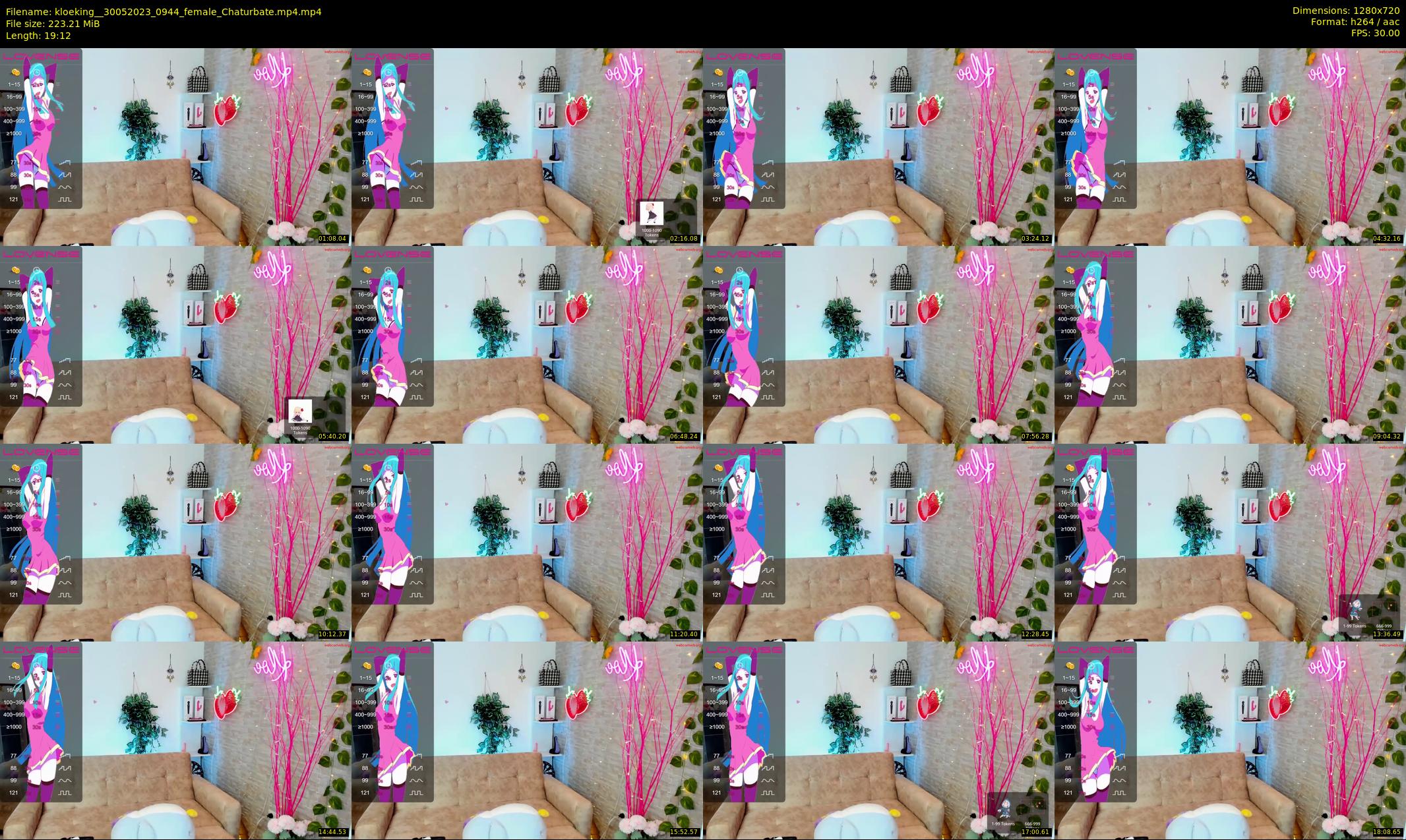 kloeking_ — 20 minute Chaturbate female cam show recording, 720p, May 30, 2023