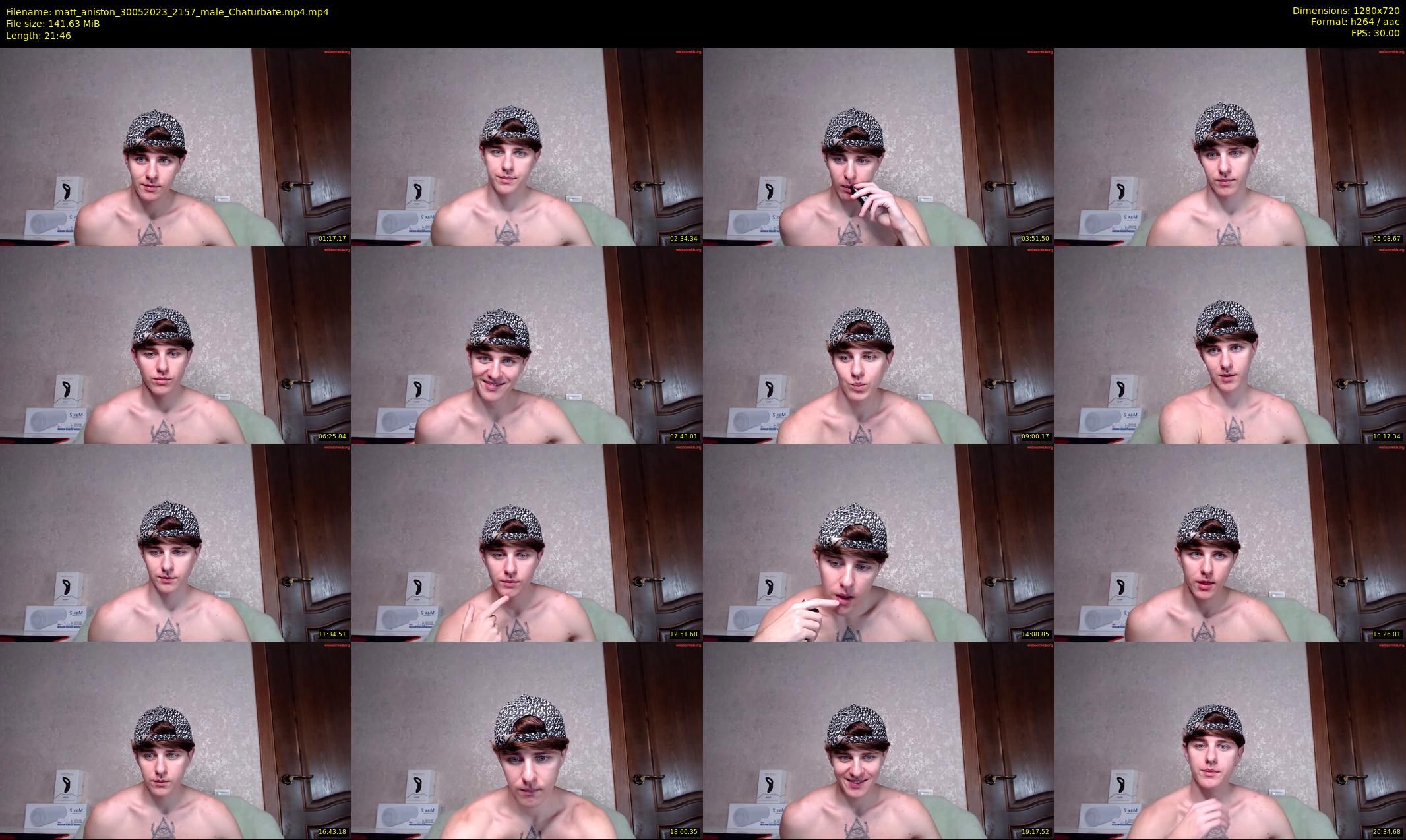 matt_aniston — 22 minute Chaturbate male cam show recording, 720p, May 30, 2023