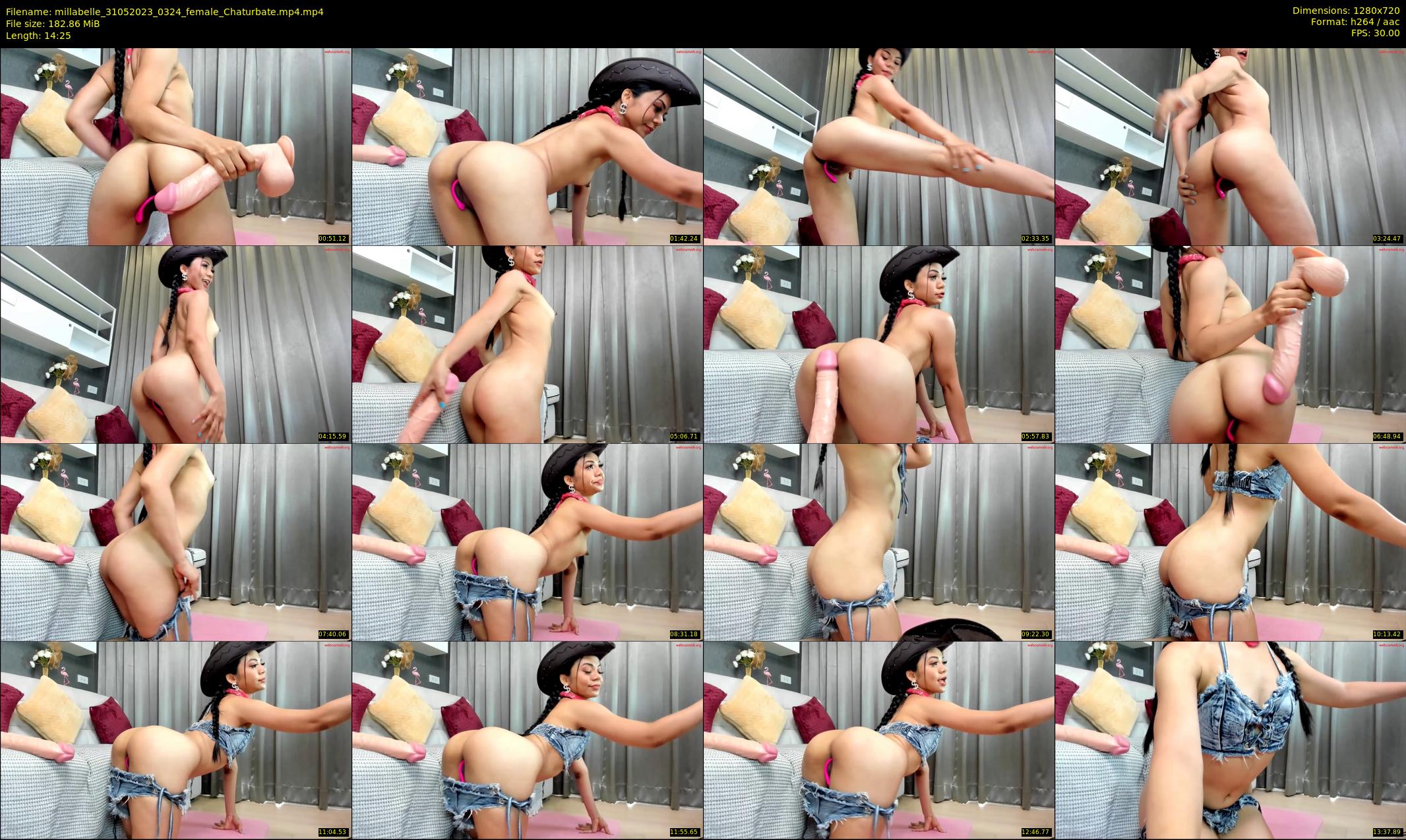 millabelle — 15 minute Chaturbate female cam show recording, 720p, May 31, 2023