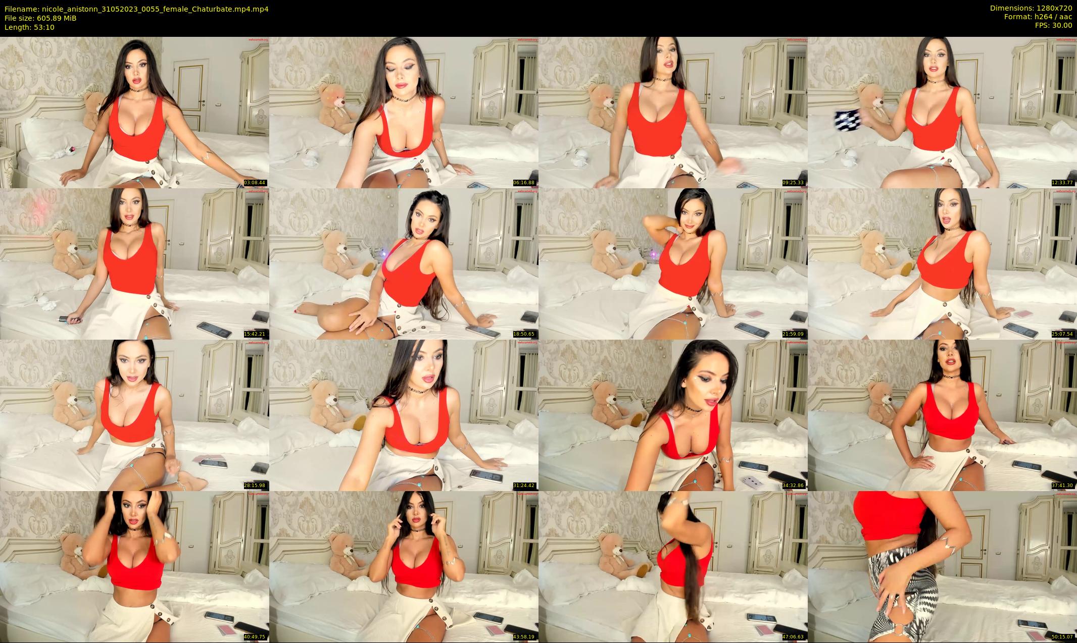 nicole_anistonn — 54 minute Chaturbate female cam show recording, 720p, May 31, 2023