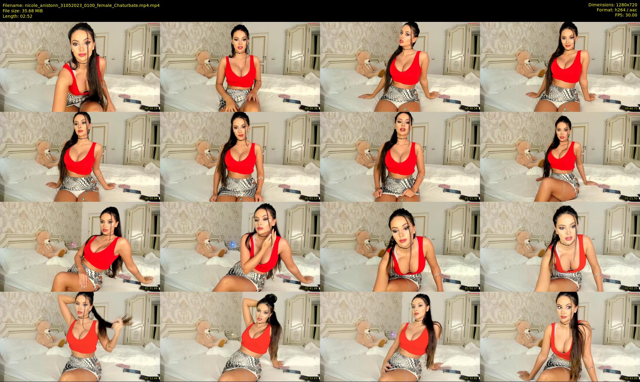 nicole_anistonn — 3 minute Chaturbate female cam show recording, 720p, May 31, 2023