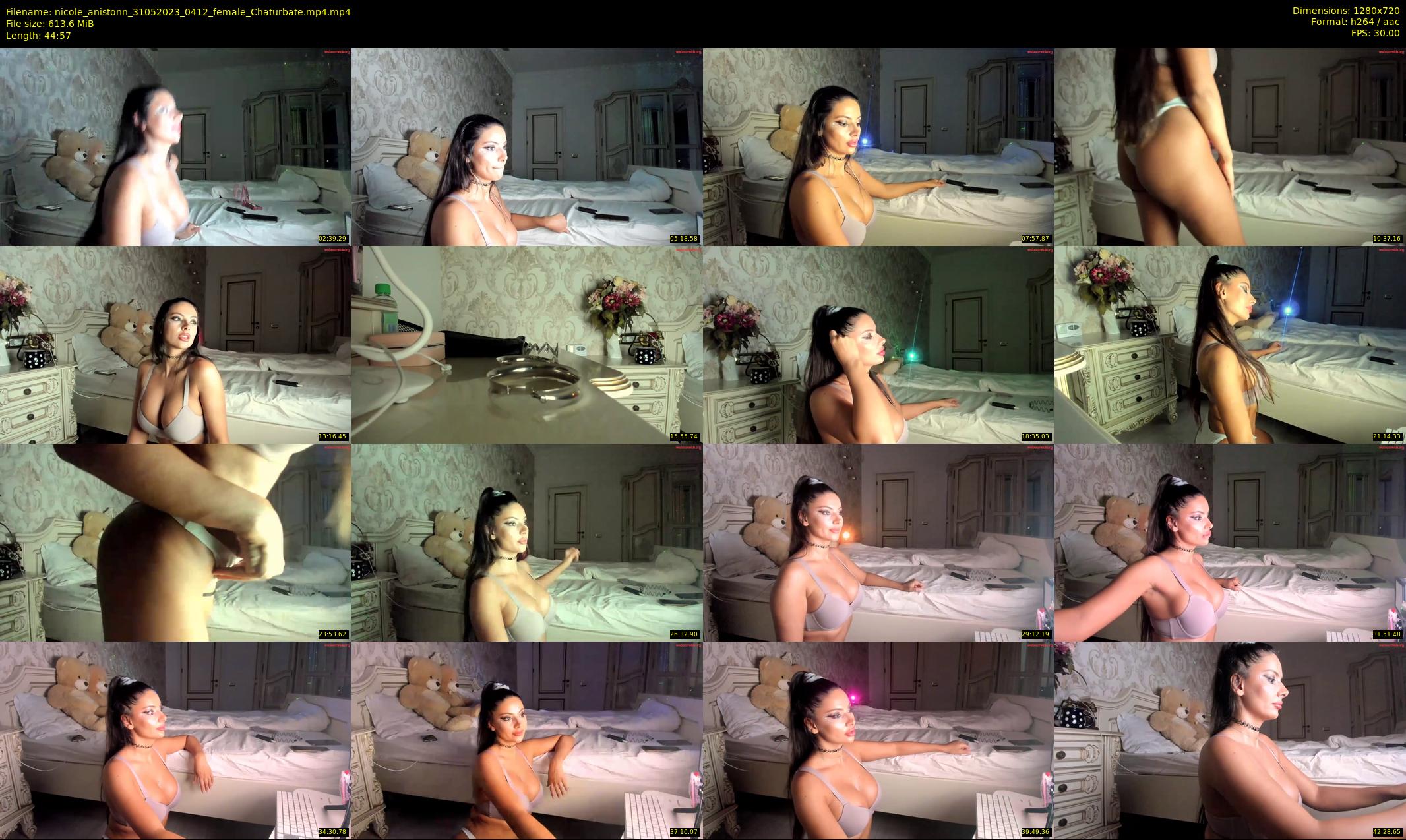 nicole_anistonn — 45 minute Chaturbate female cam show recording, 720p, May 31, 2023