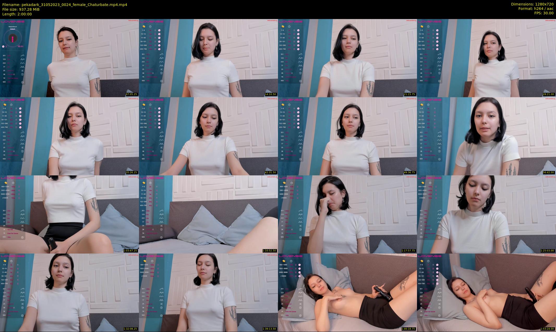 pekadark — 120 minute Chaturbate female cam show recording, 720p, May 31, 2023
