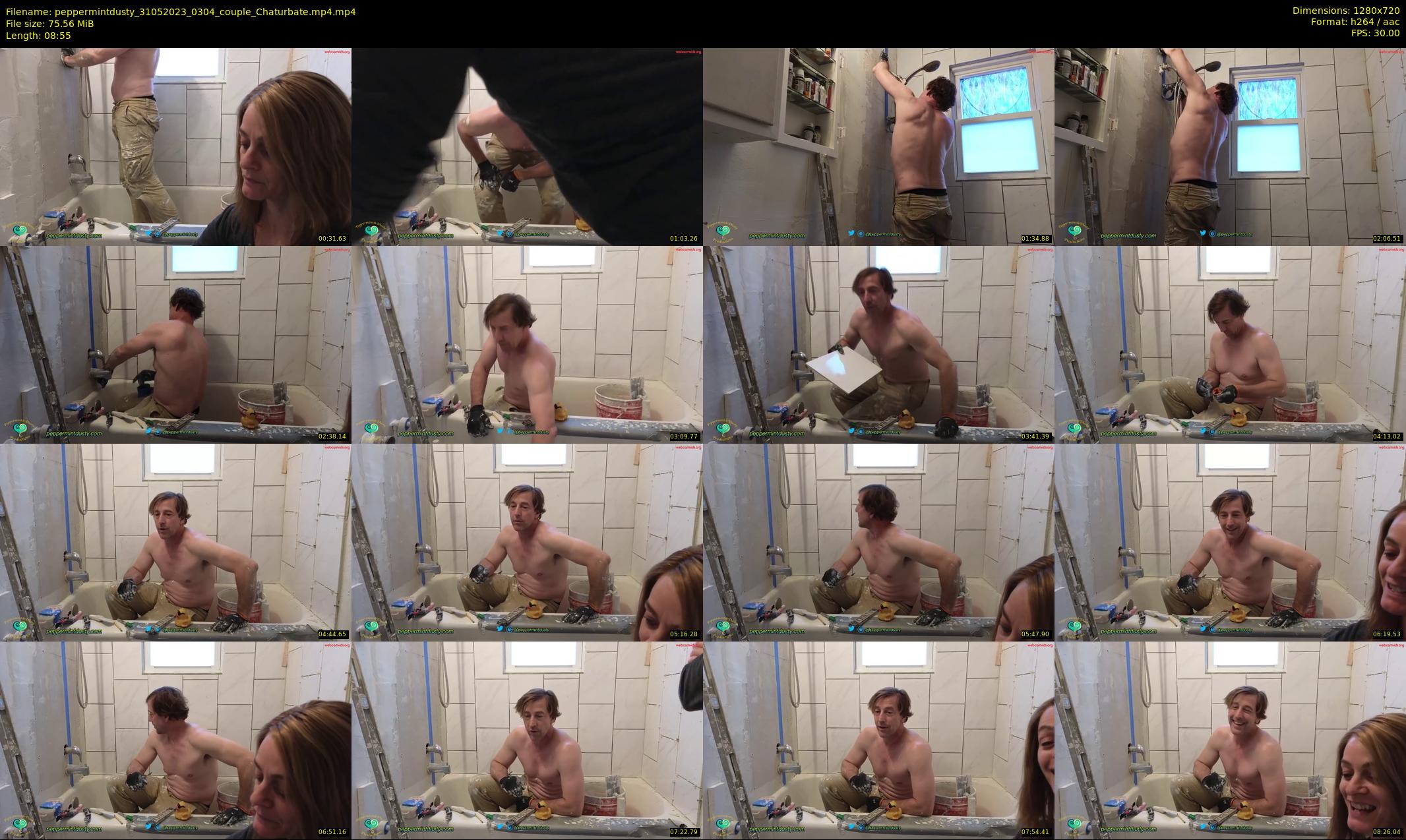 peppermintdusty — 9 minute Chaturbate couple cam show recording, 720p, May 31, 2023
