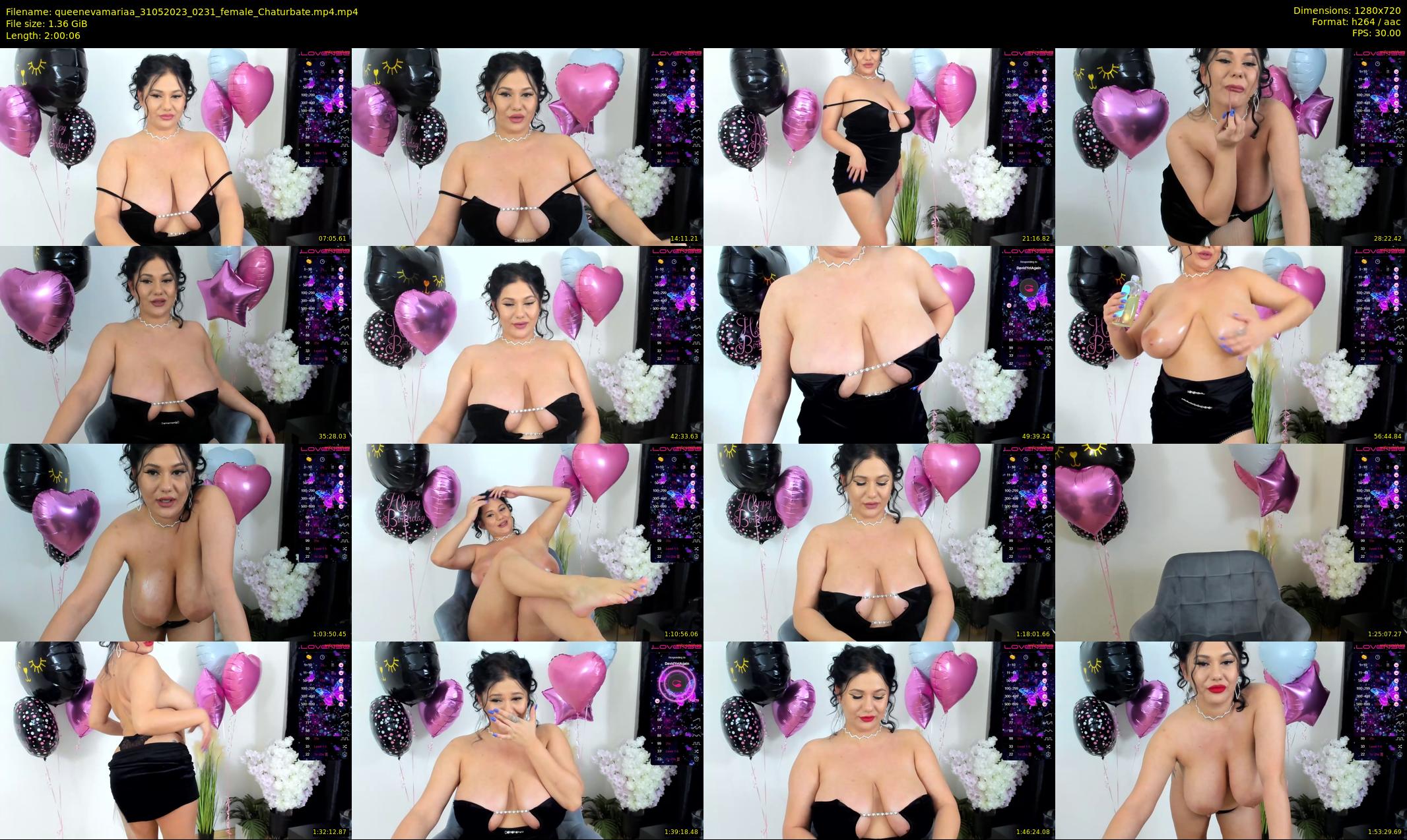 queenevamariaa — 121 minute Chaturbate female cam show recording, 720p, May 31, 2023