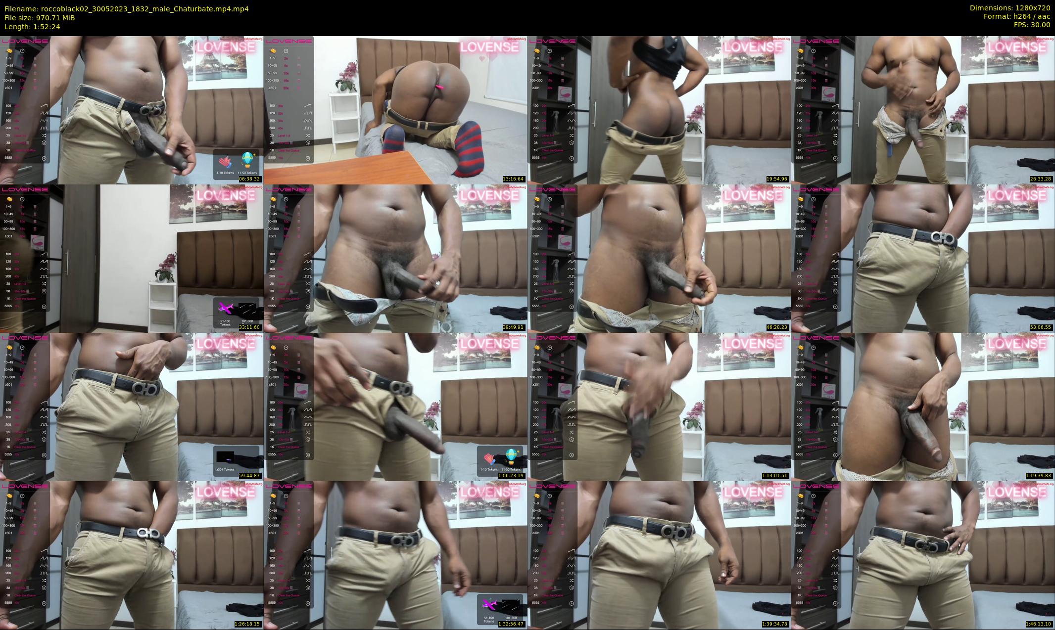 roccoblack02 — 113 minute Chaturbate male cam show recording, 720p, May 30, 2023