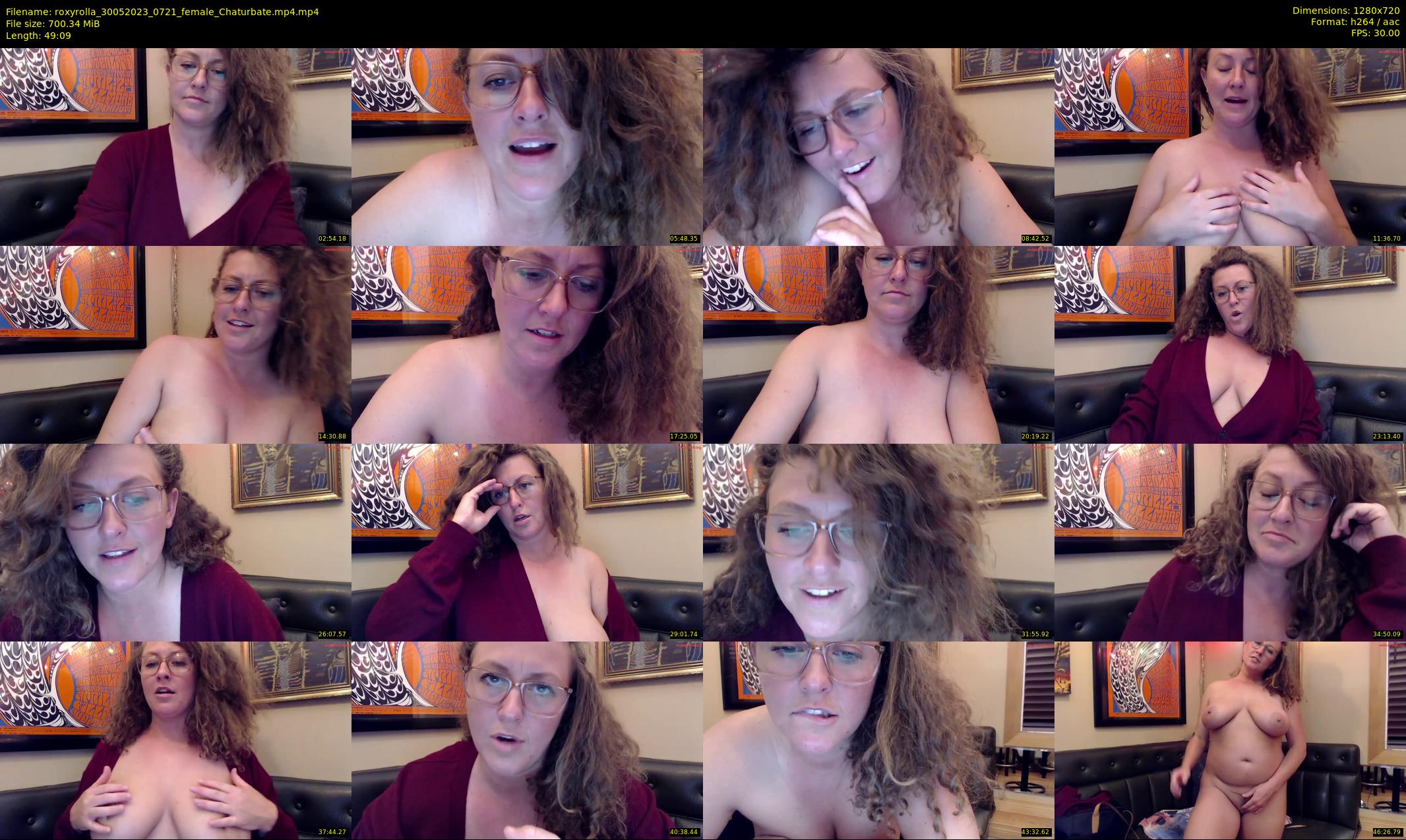 roxyrolla — 50 minute Chaturbate female cam show recording, 720p, May 30, 2023